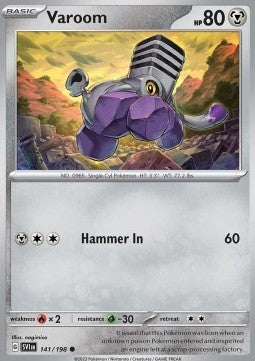 Varoom - 141/198 - Common - Scarlet & Violet