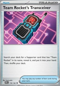 Team Rocket's Transceiver - 178/182 - Uncommon - Destined Rivals