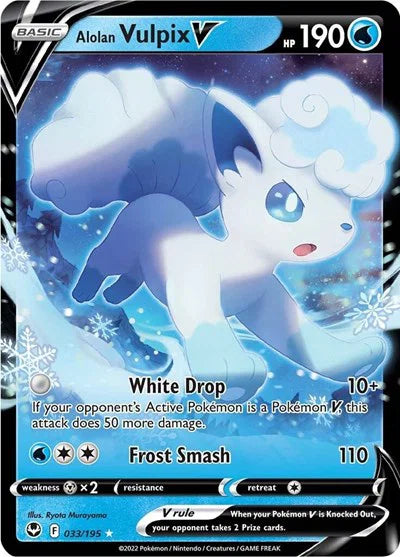 Alolan Vulpix V [Snowflake Stamp]