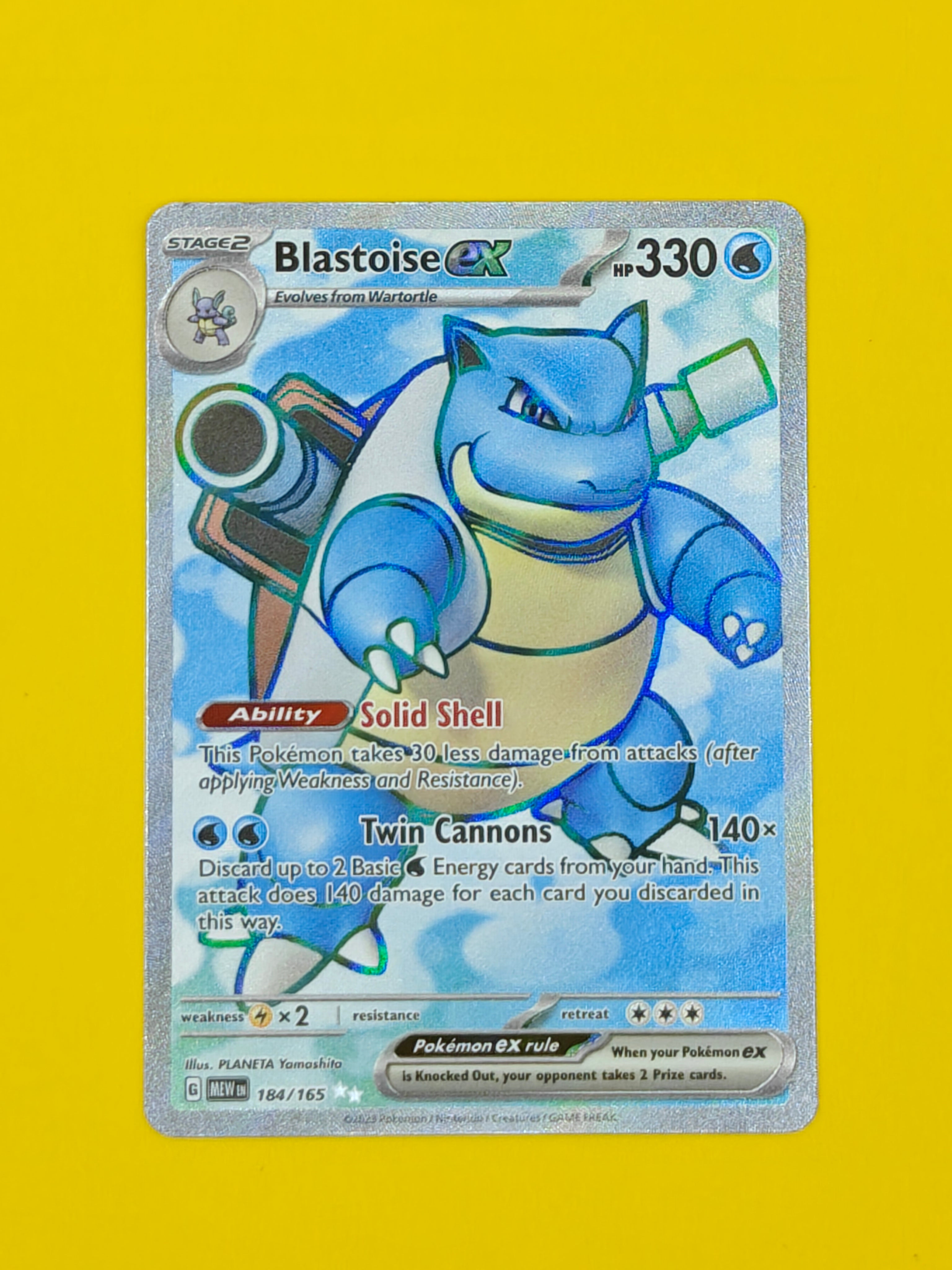 Blastoise ex Full Art - Mew 151