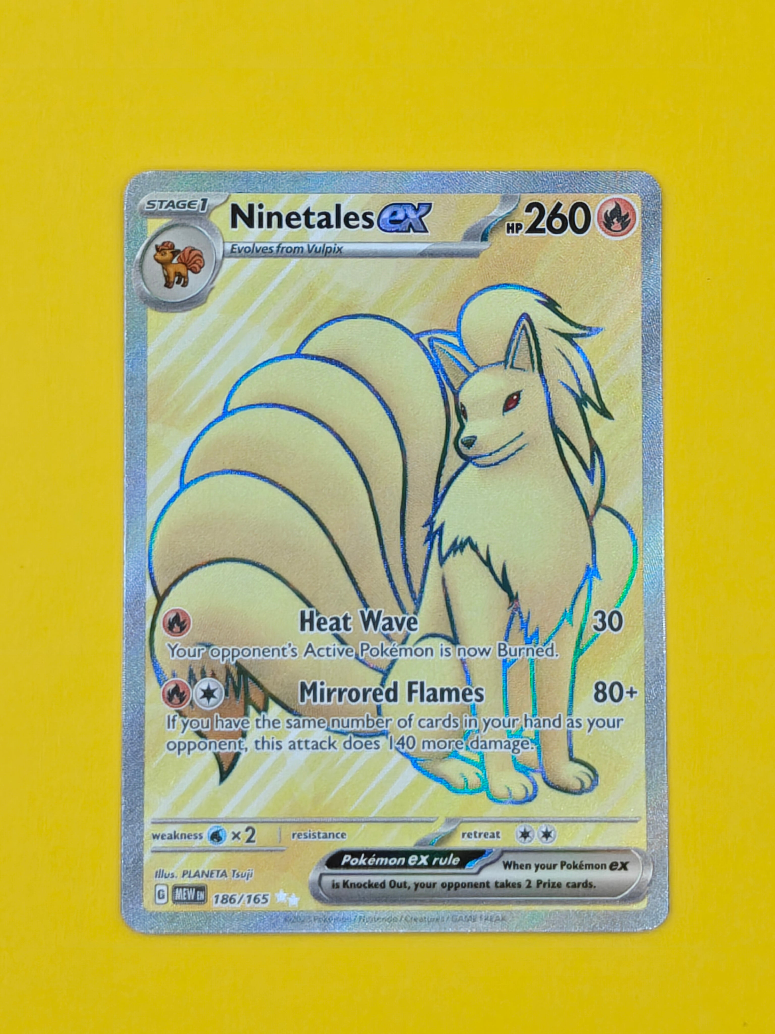 Ninetales ex Full Art - Mew 151