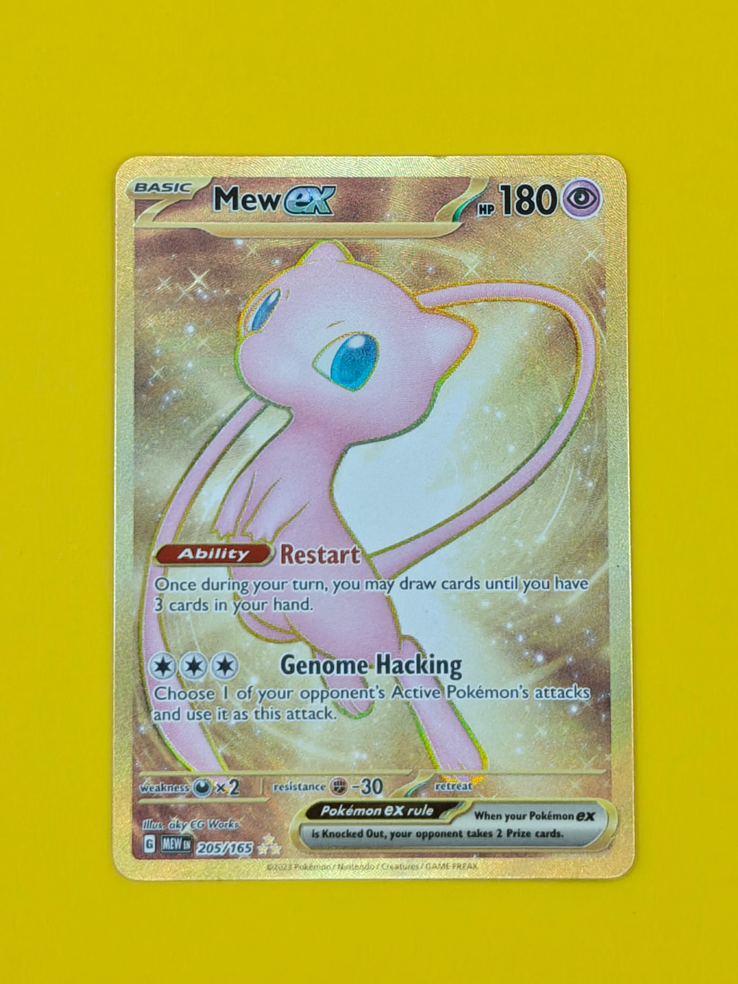Mew ex Gold - Mew 151