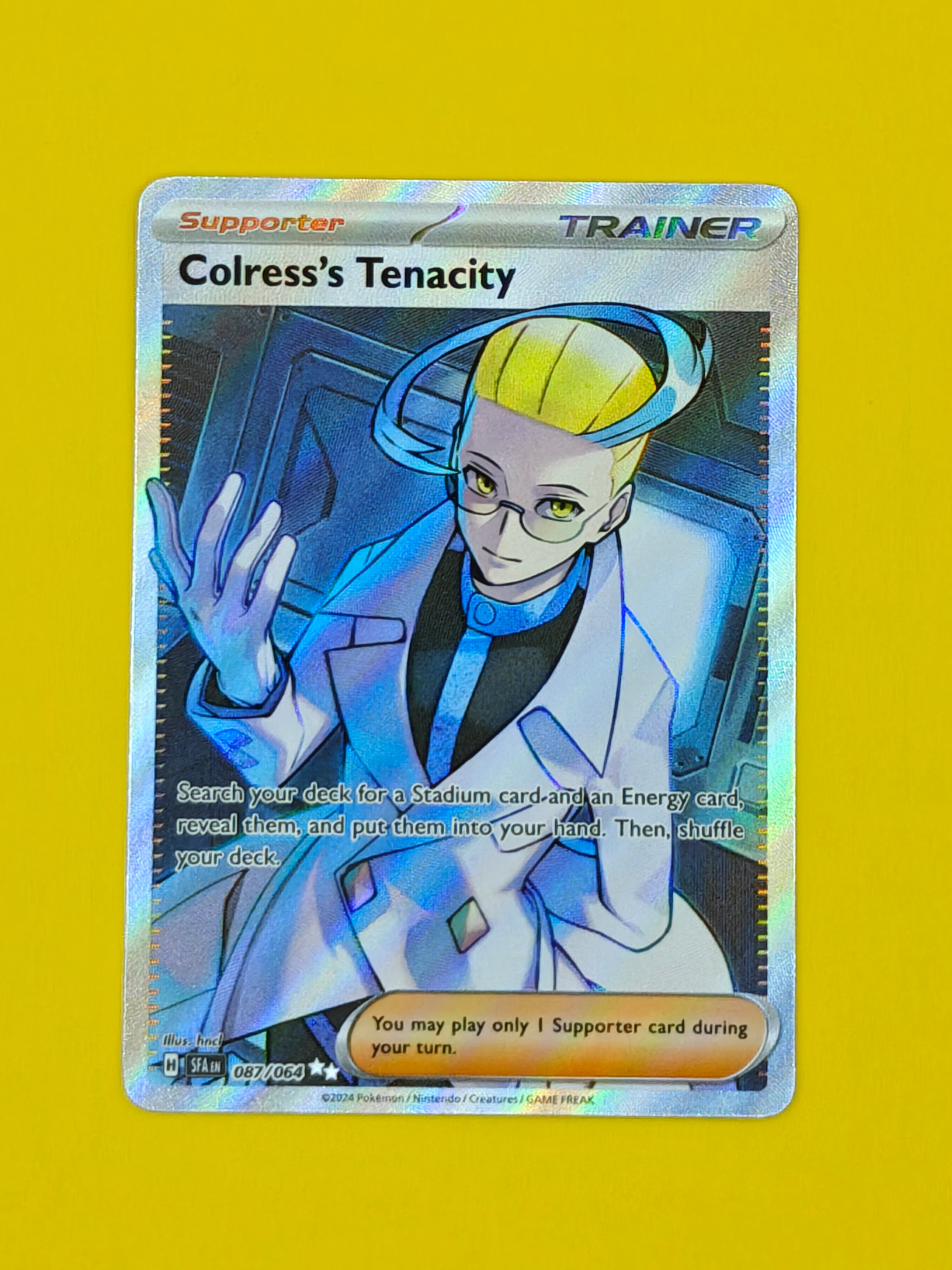 Colress's Tenacity Full Art - Shrouded Fable