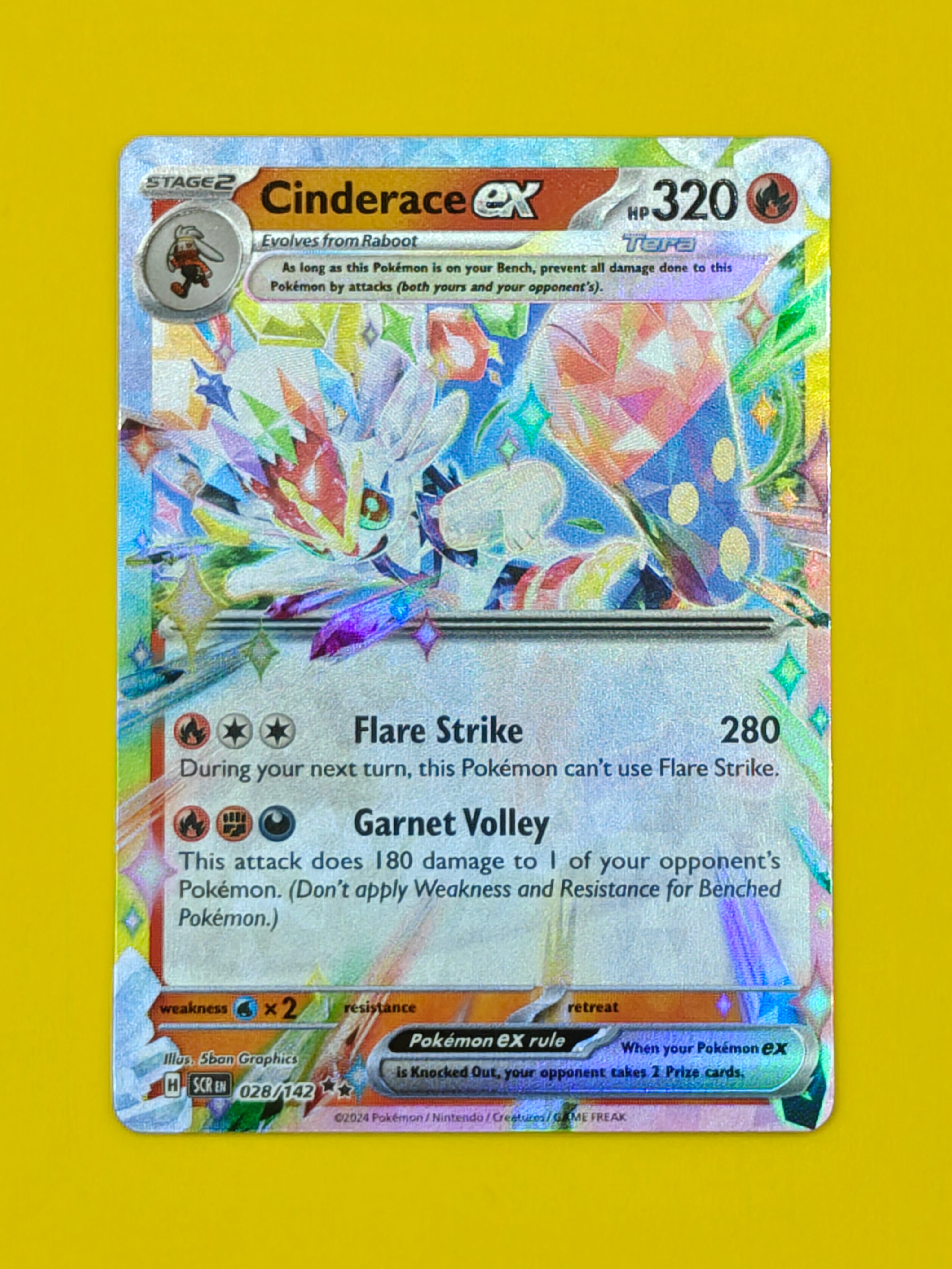 Cinderace ex - Stellar Crown
