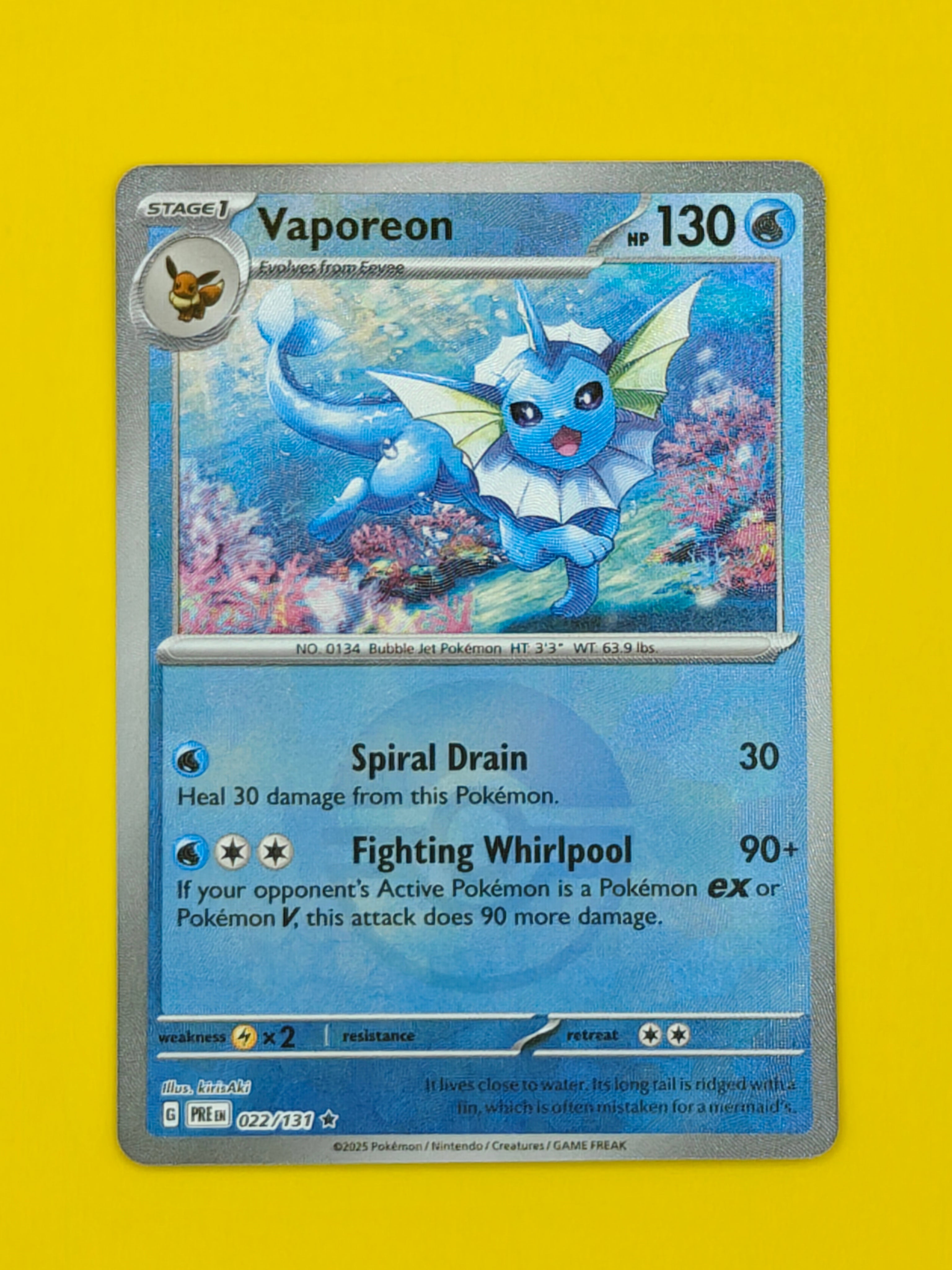Vaporeon Poké Ball - Prismatic Evolutions