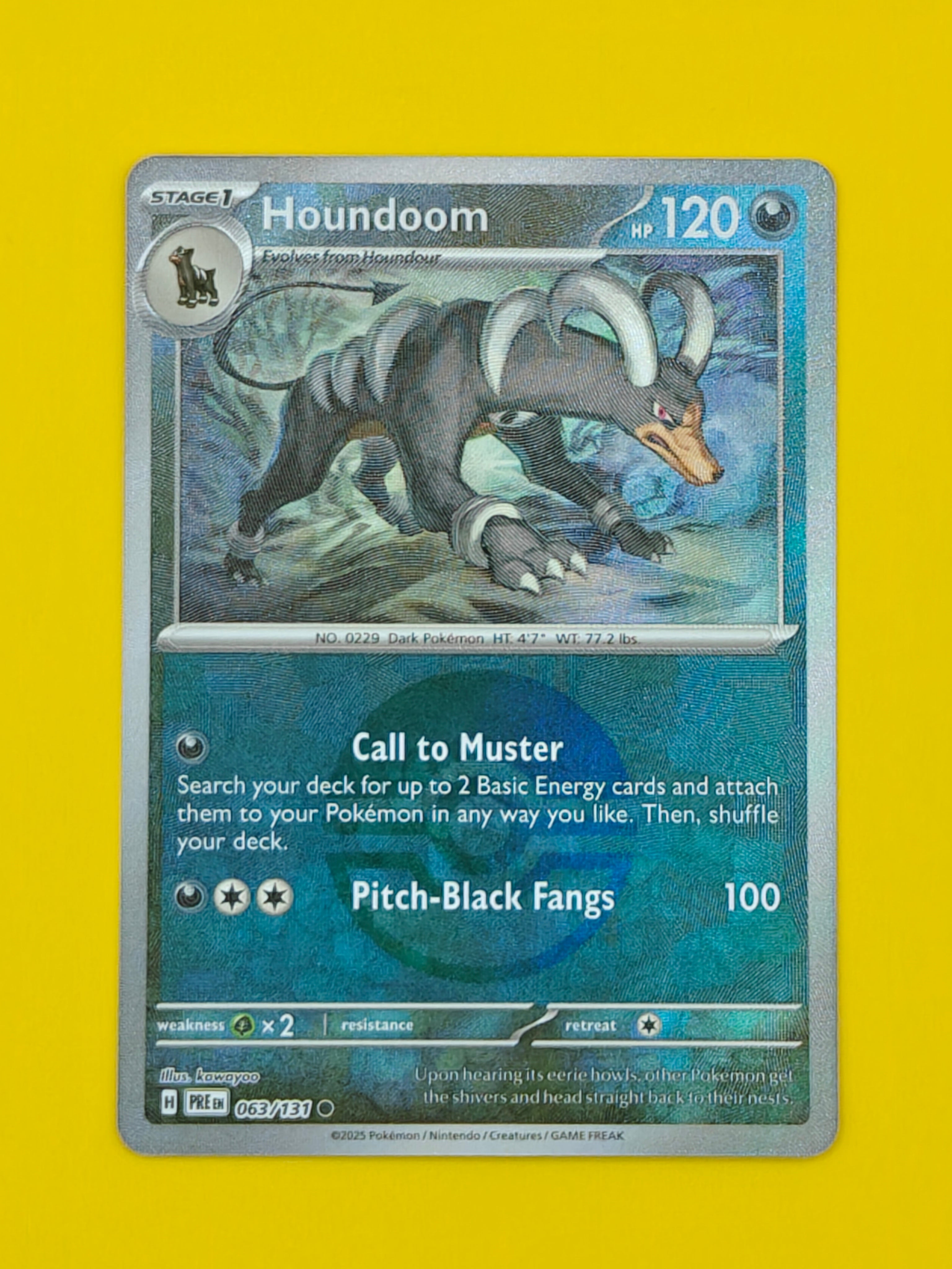 Houndoom Poké Ball - Prismatic Evolutions