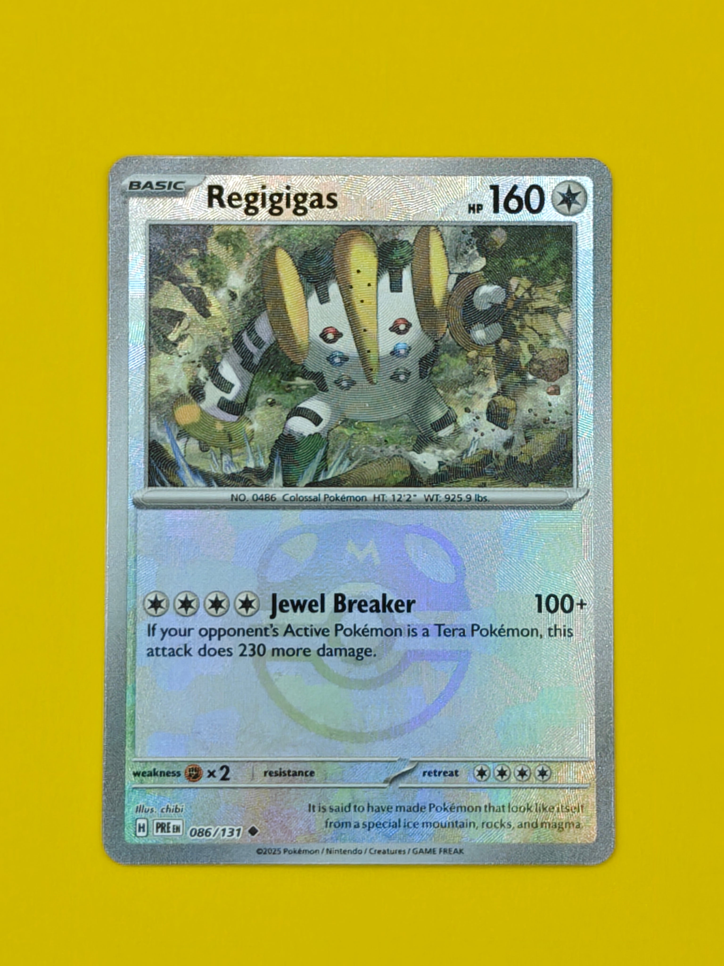 Regigigas Master Ball - Prismatic Evolutions