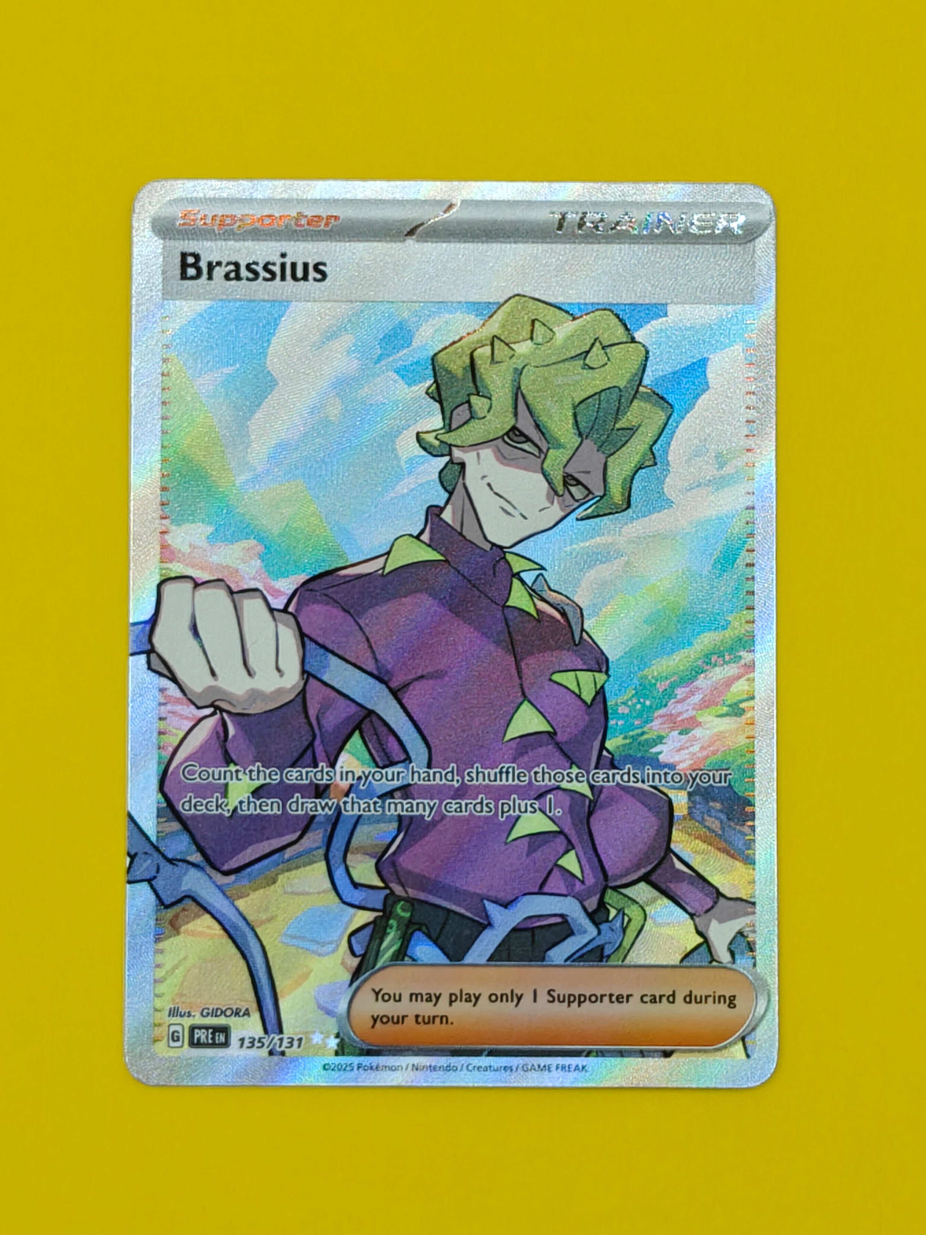 Brassius Full Art - Prismatic Evolutions
