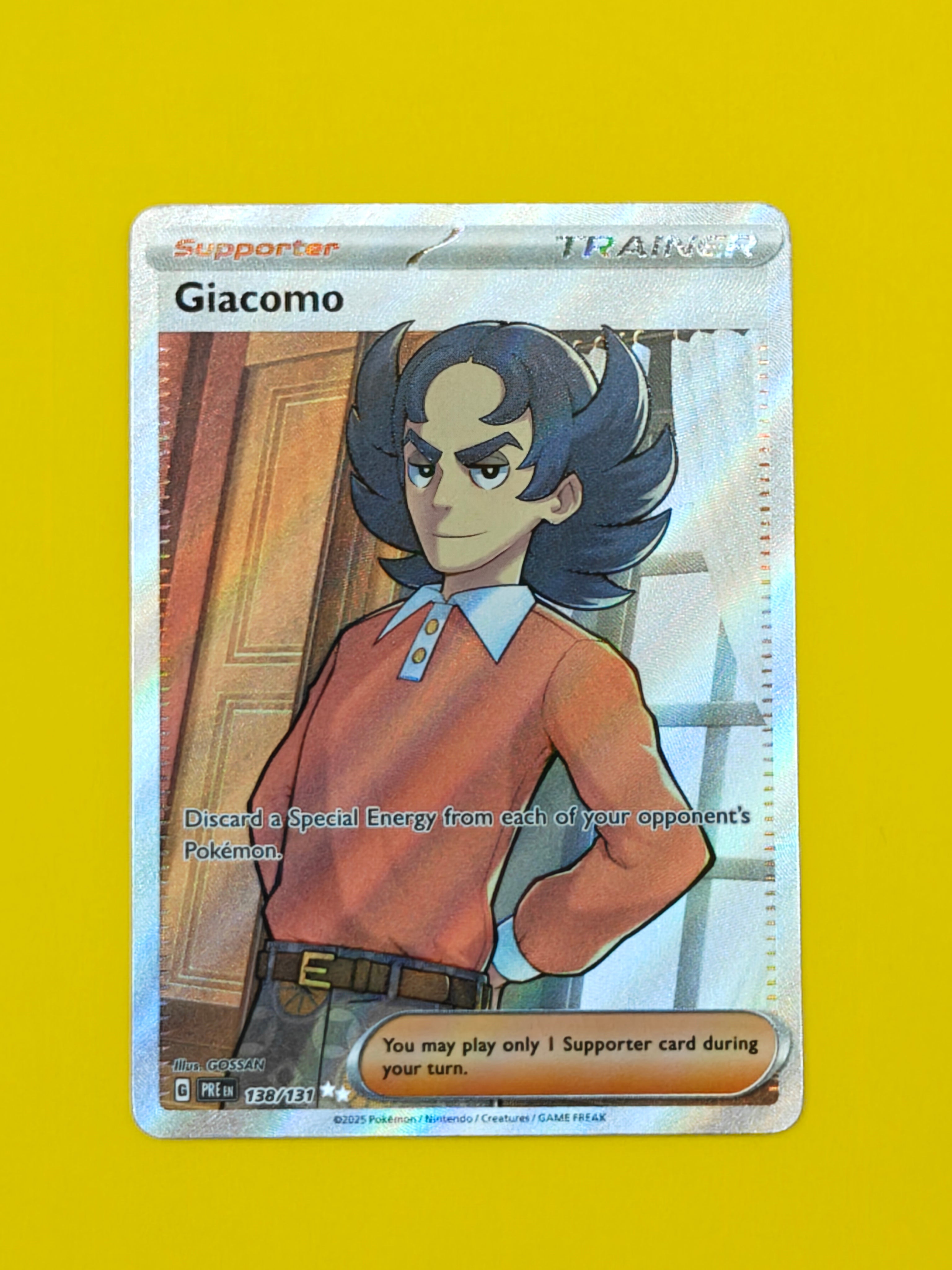 Giacomo Full Art - Prismatic Evolutions