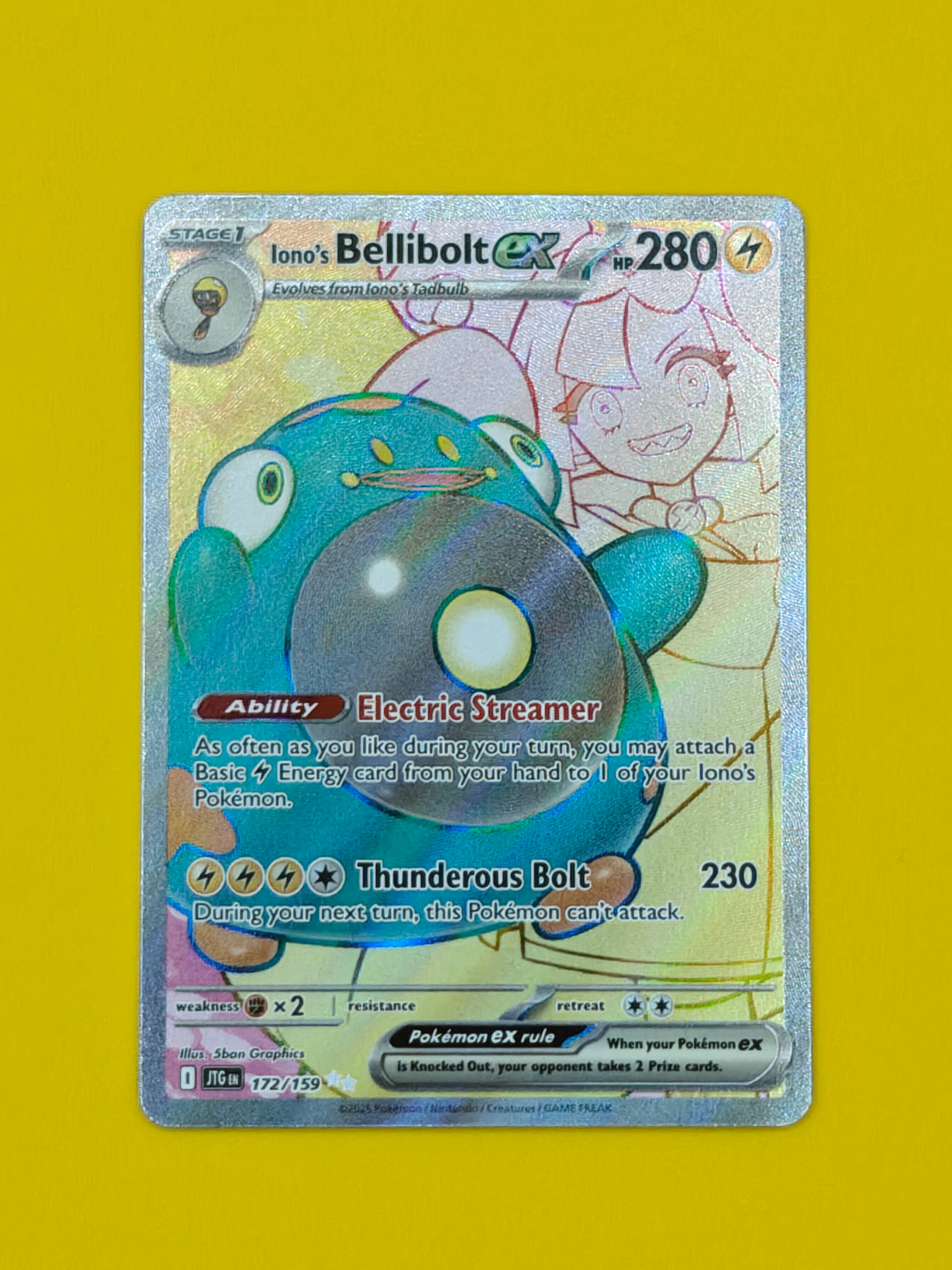 Iono's Bellibolt ex Full Art - Journey Together