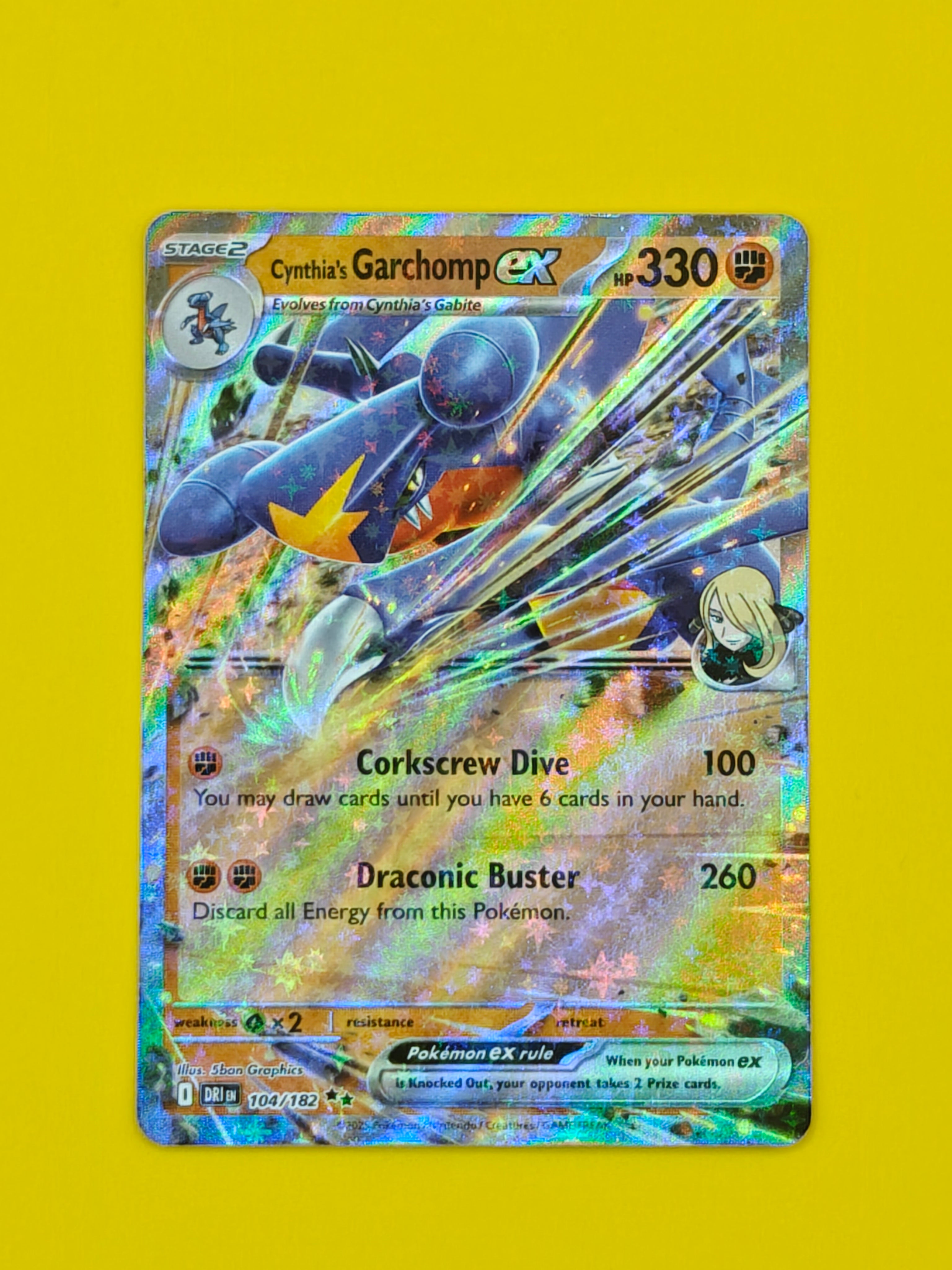 Cynthia's Garchomp ex - Destined Rivals