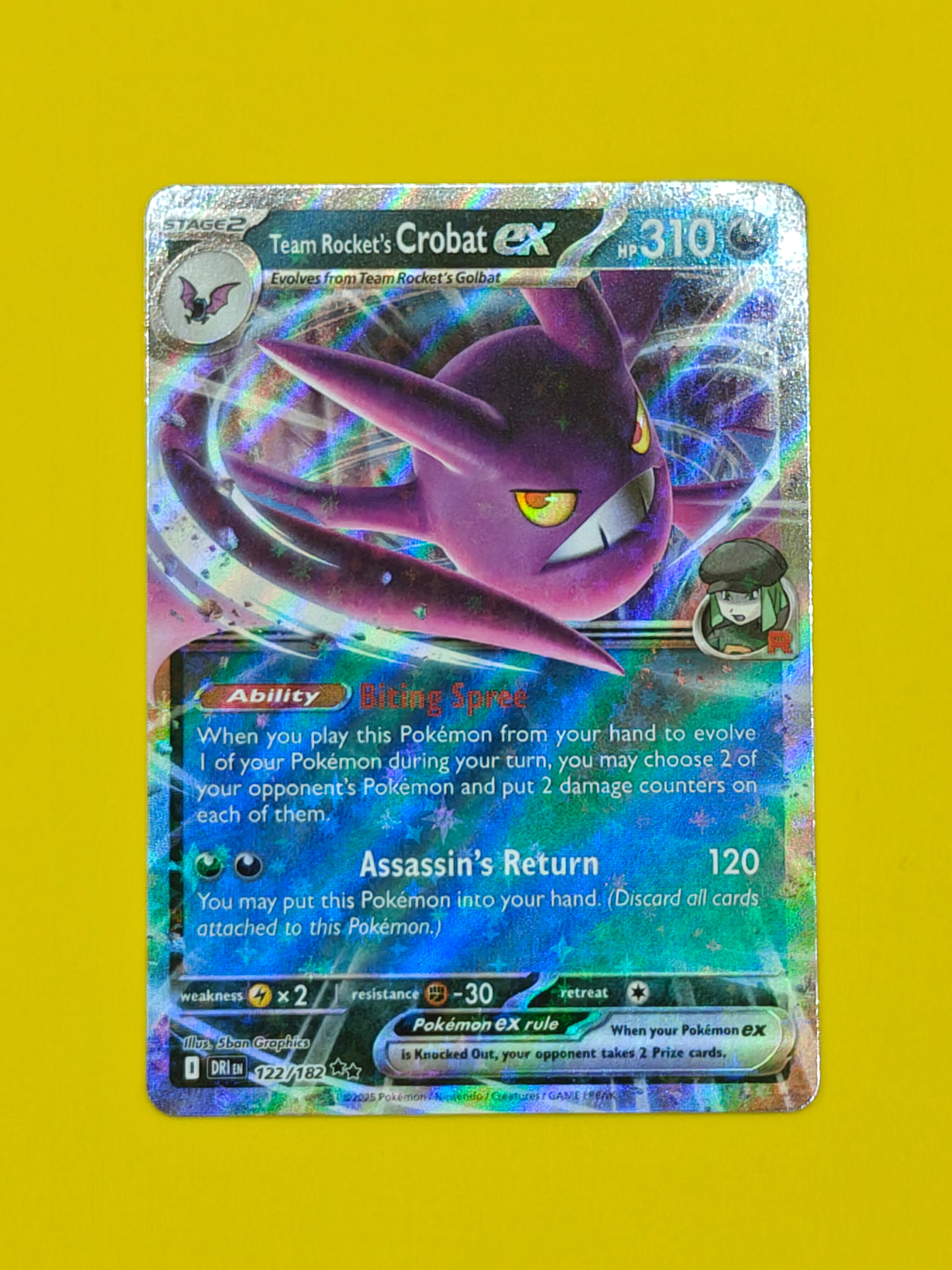 Team Rocket's Crobat ex - Destined Rivals