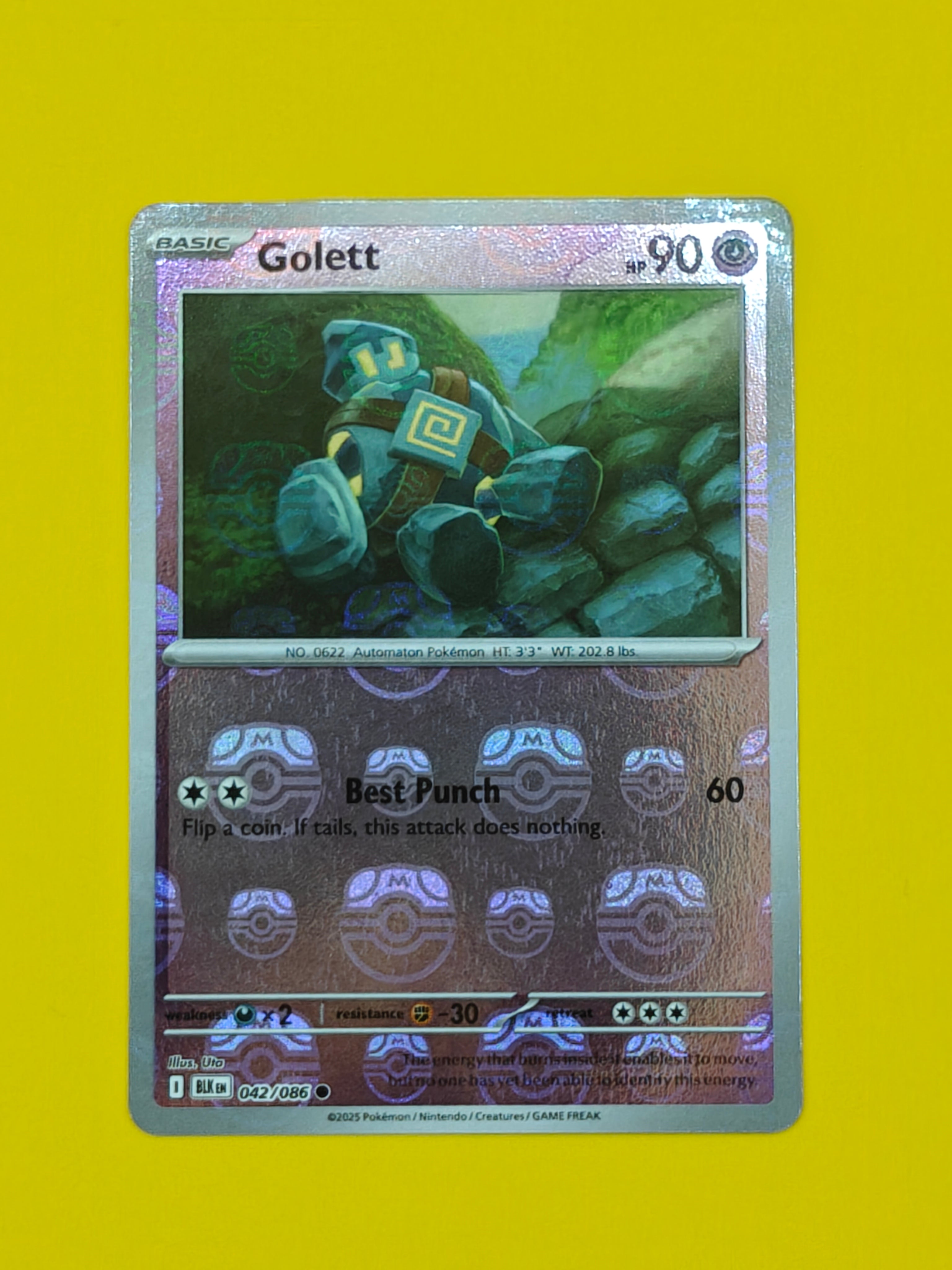Golett Master Ball - Black Bolt