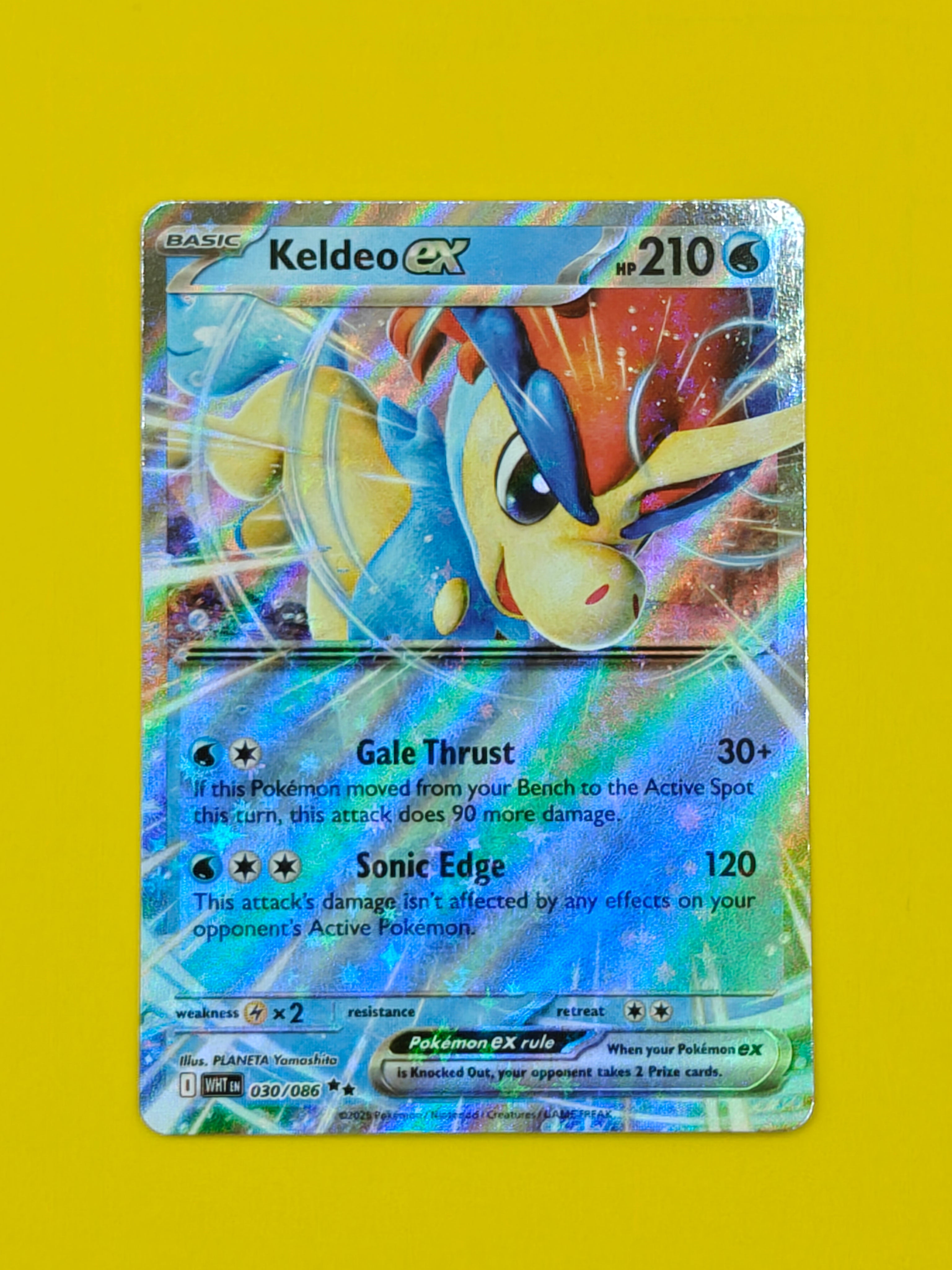 Keldeo ex - White Flare