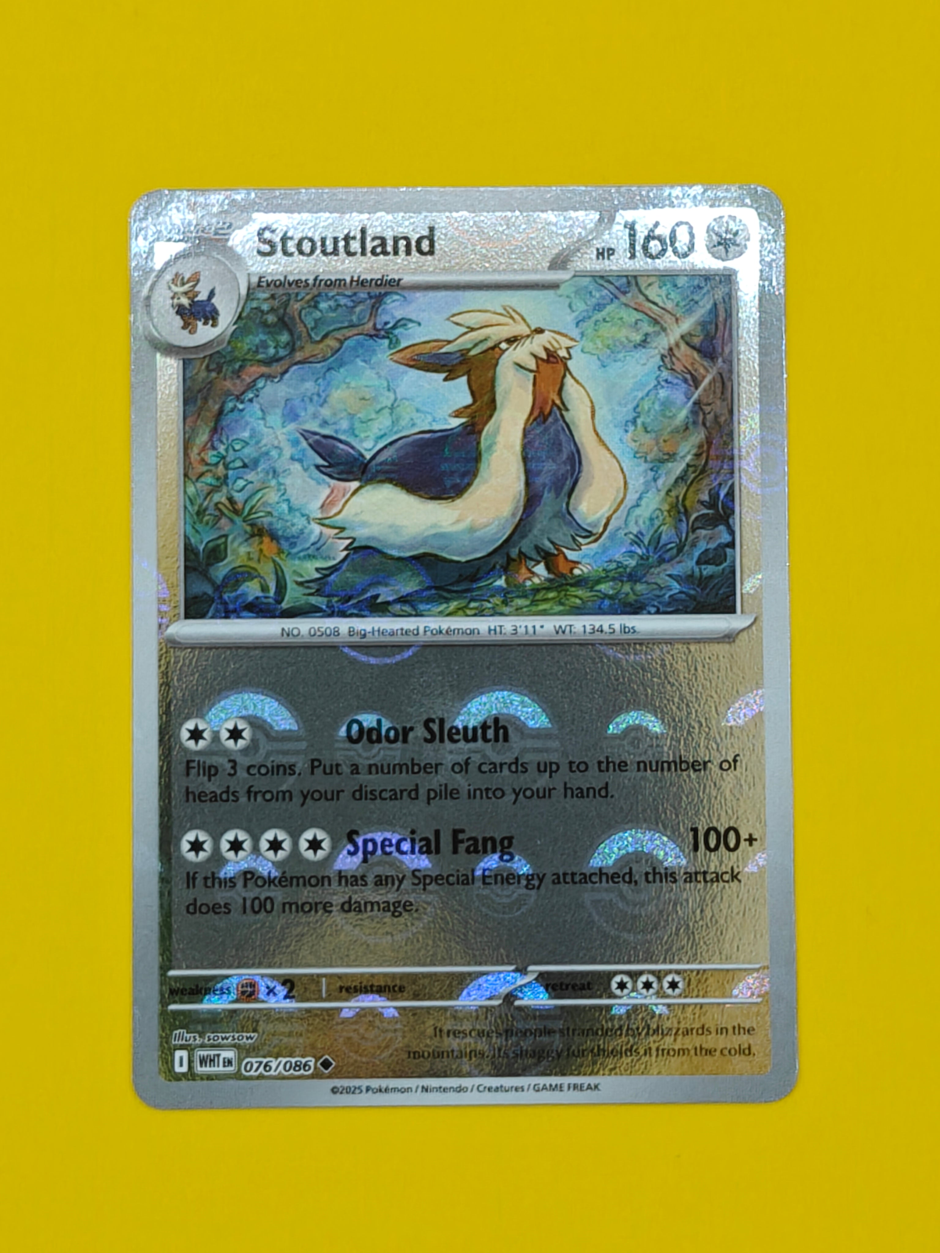 Stoutland Poké Ball - White Flare