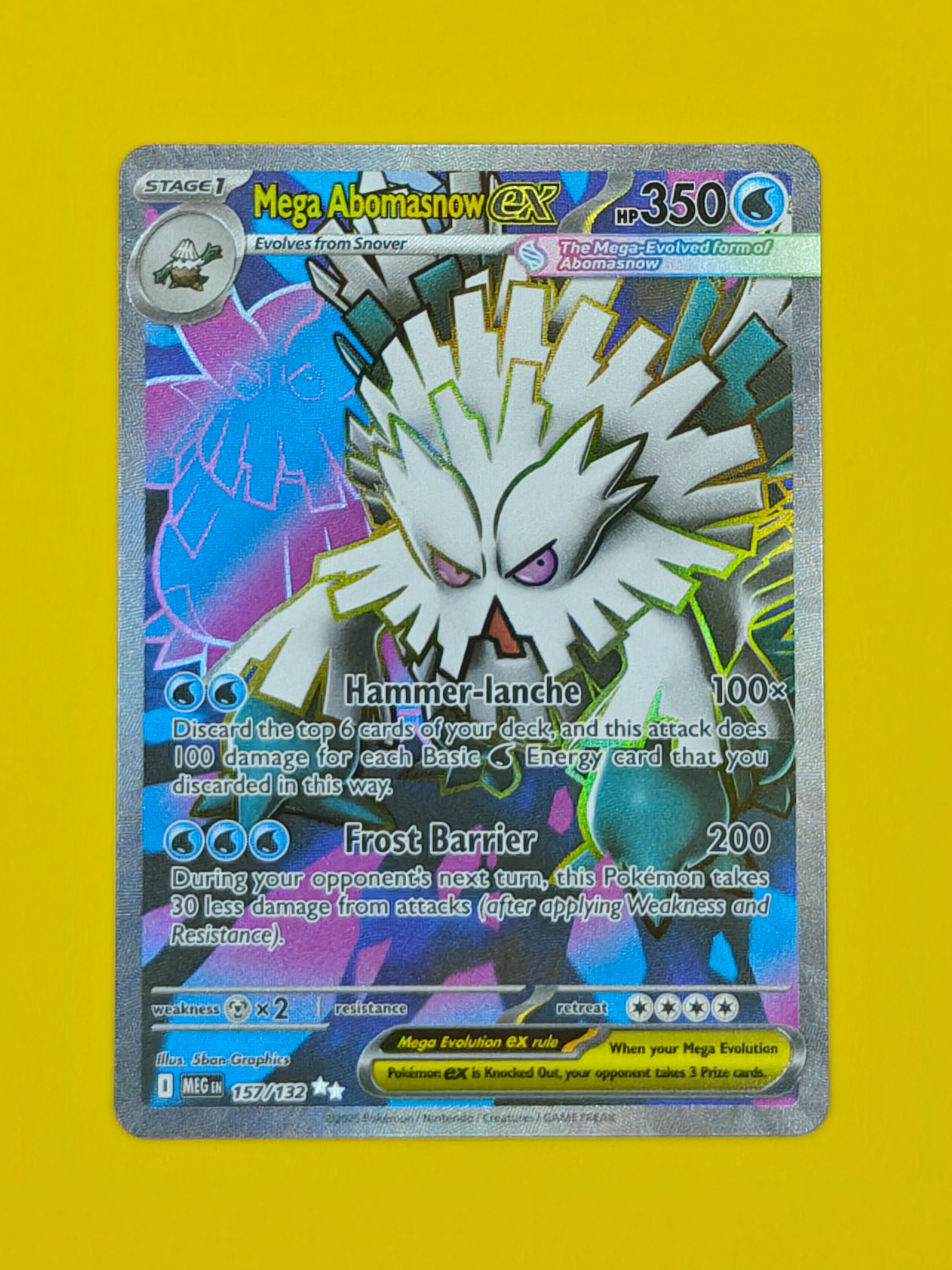 Mega Abomasnow ex Full Art - Mega Evolution: Base Set