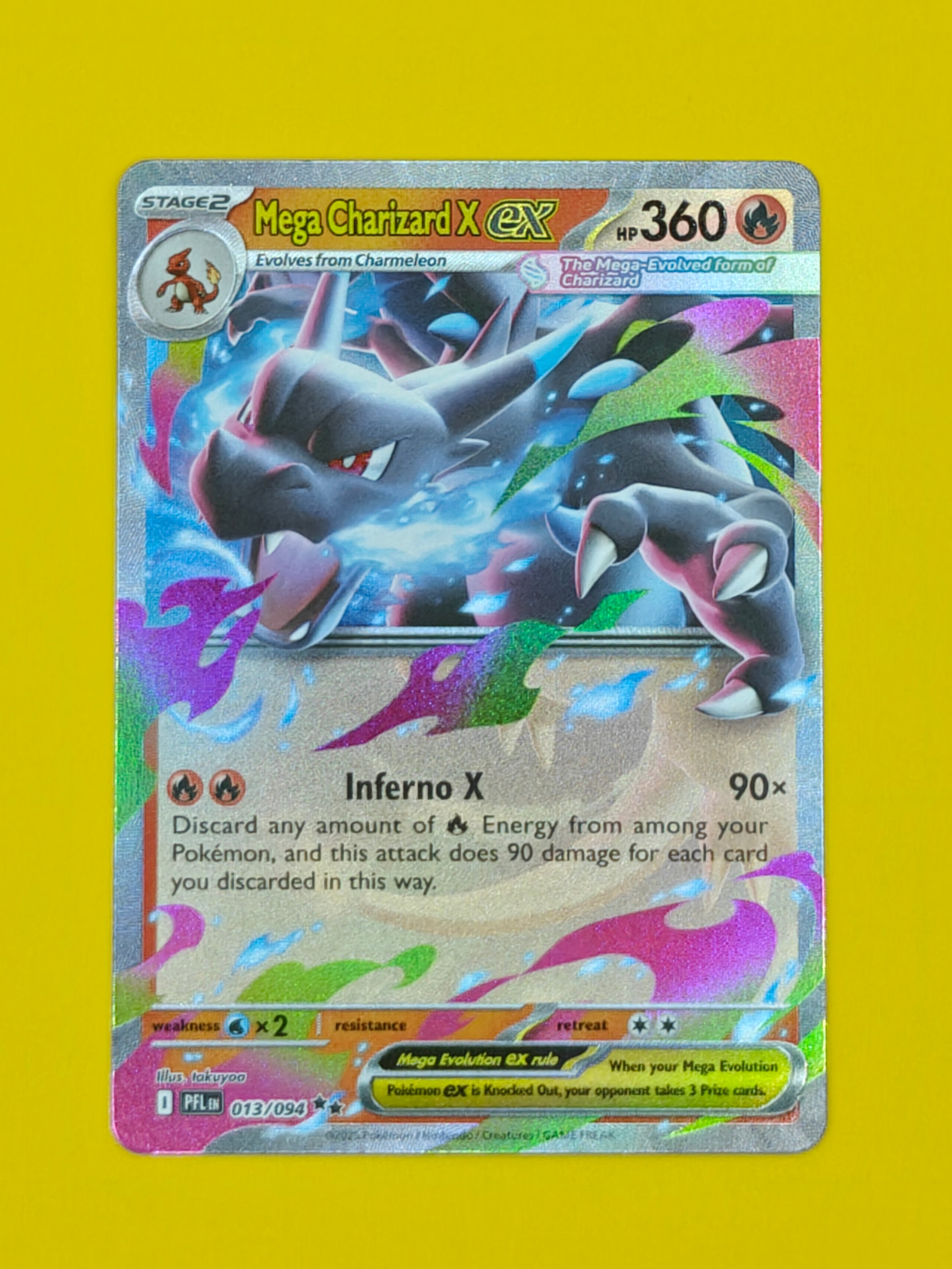 Mega Charizard X ex - Phantasmal Flames
