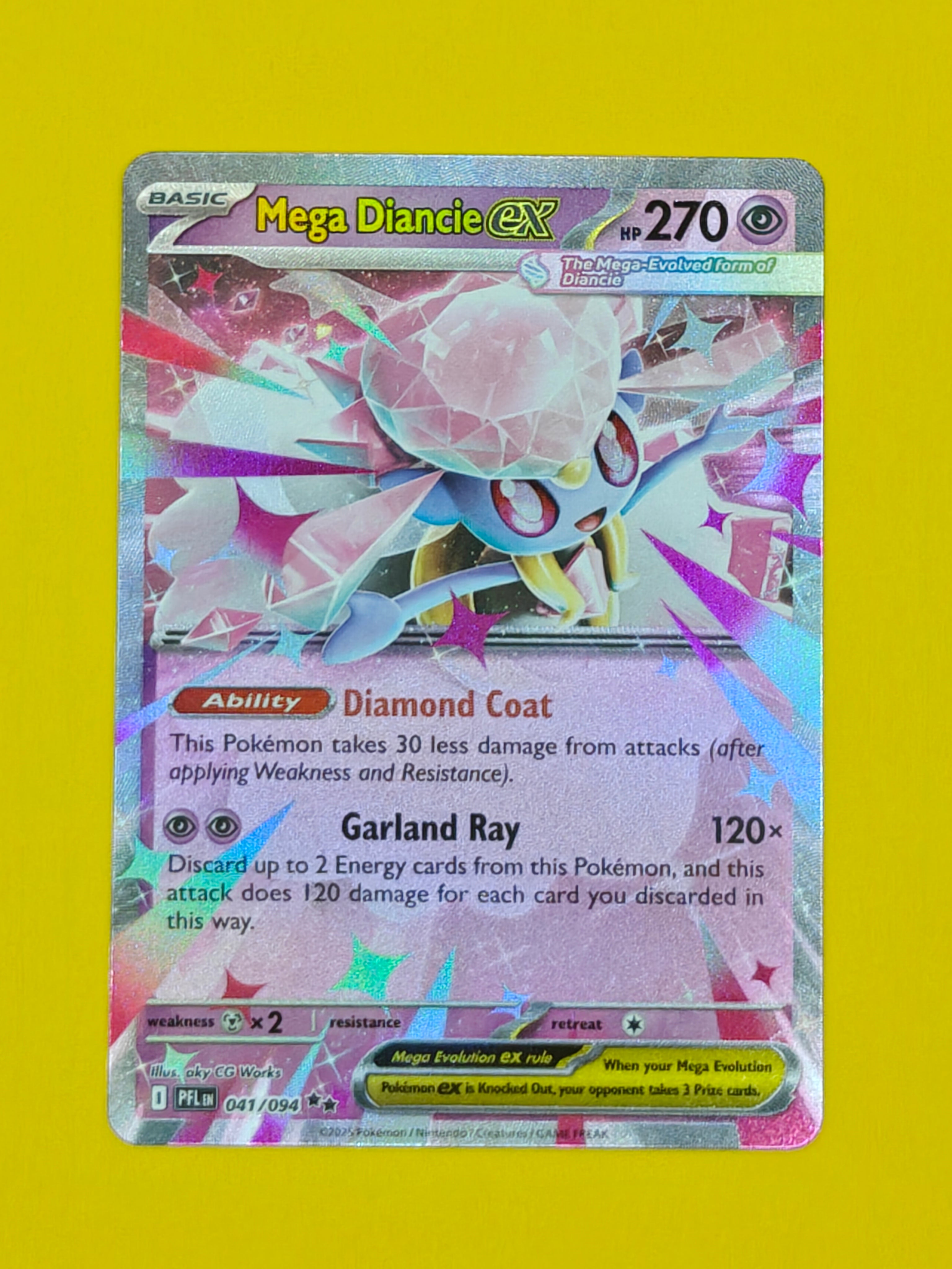 Mega Diancie ex - Phantasmal Flames