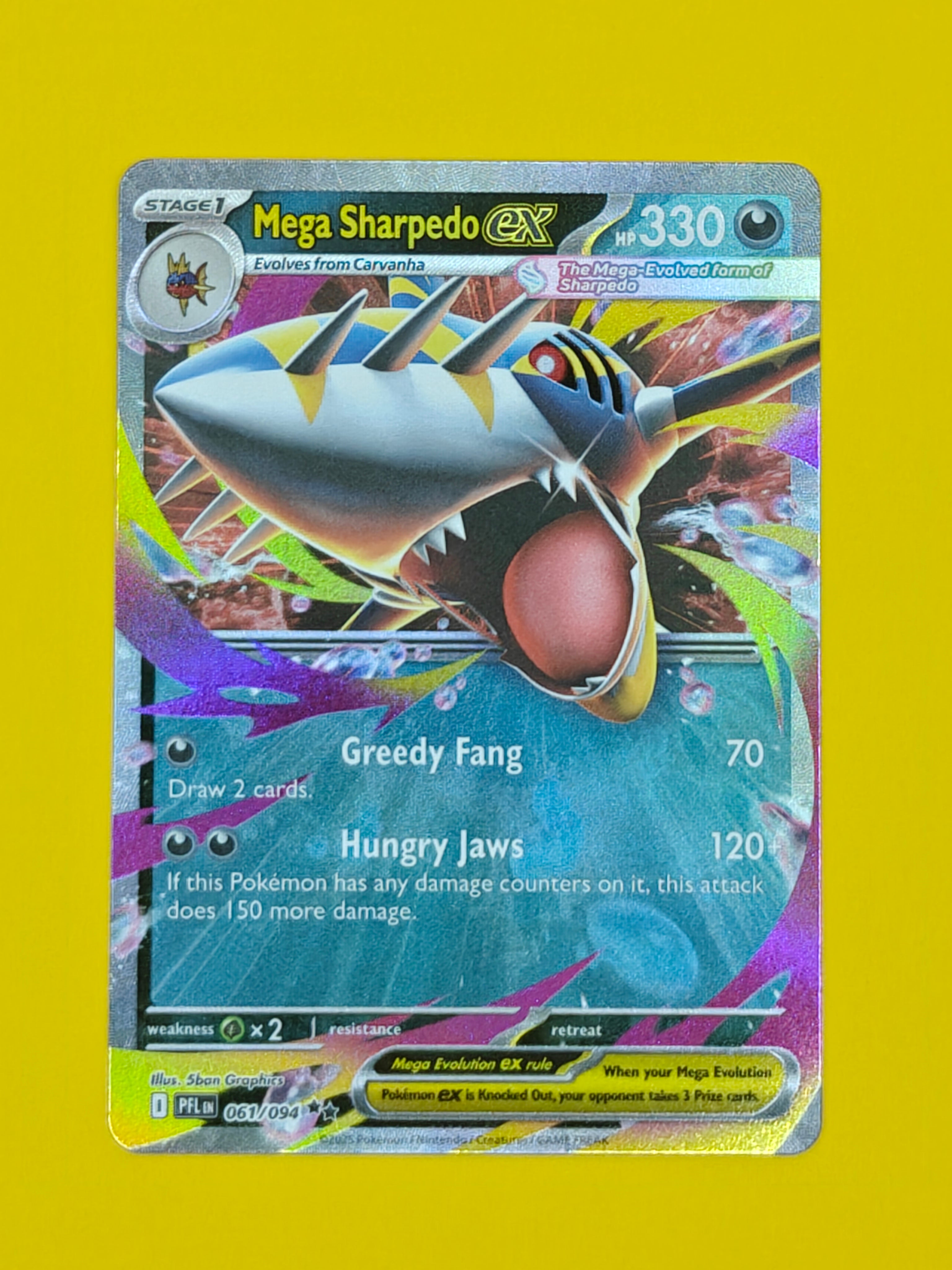 Mega Sharpedo ex - Phantasmal Flames