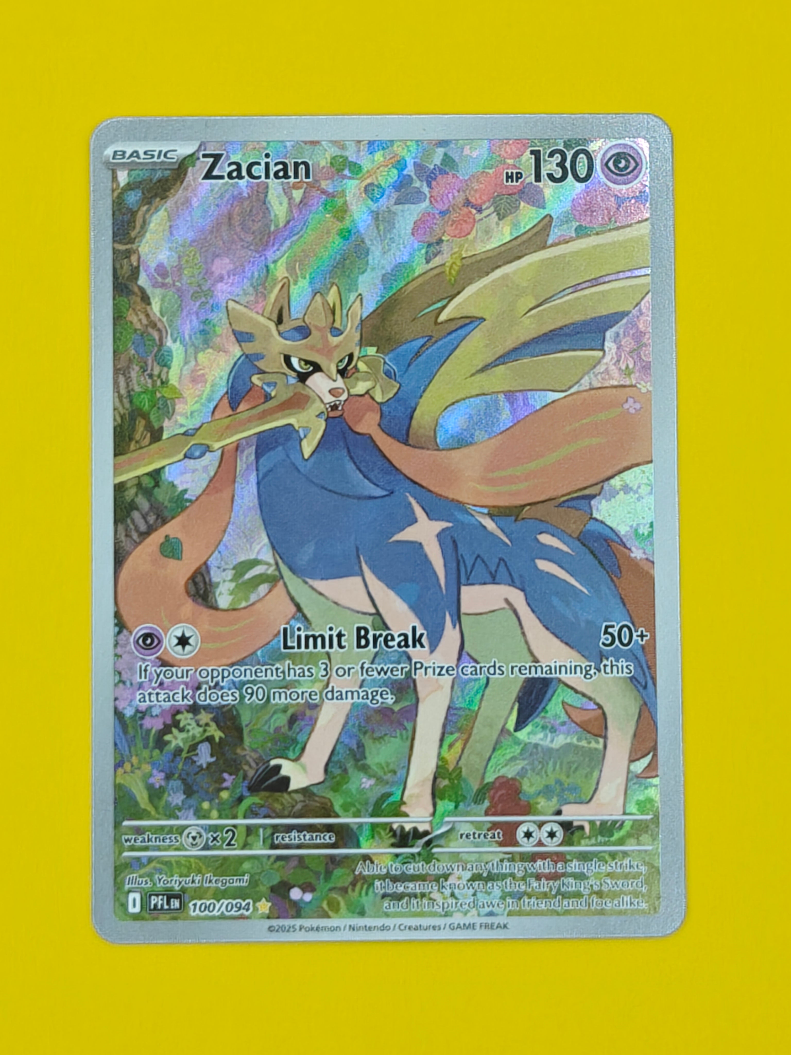 Zacian IR - Phantasmal Flames