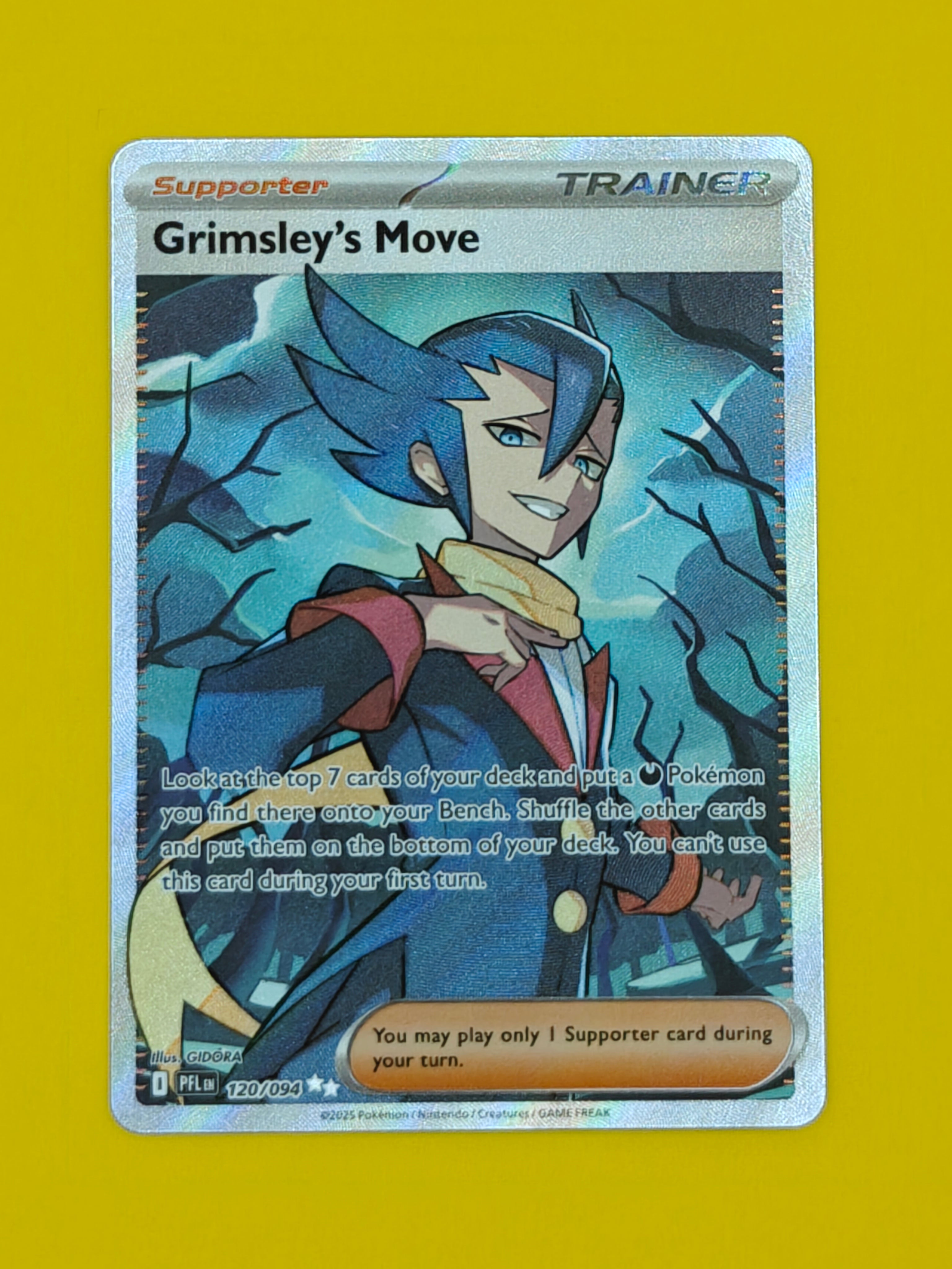 Grimsley's Move Full Art - Phantasmal Flames