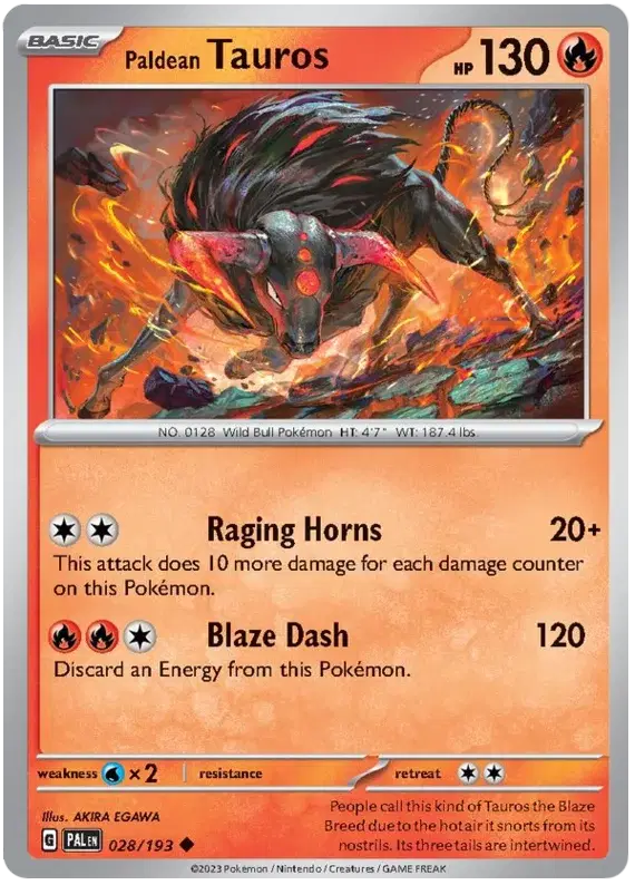 Paldean Tauros