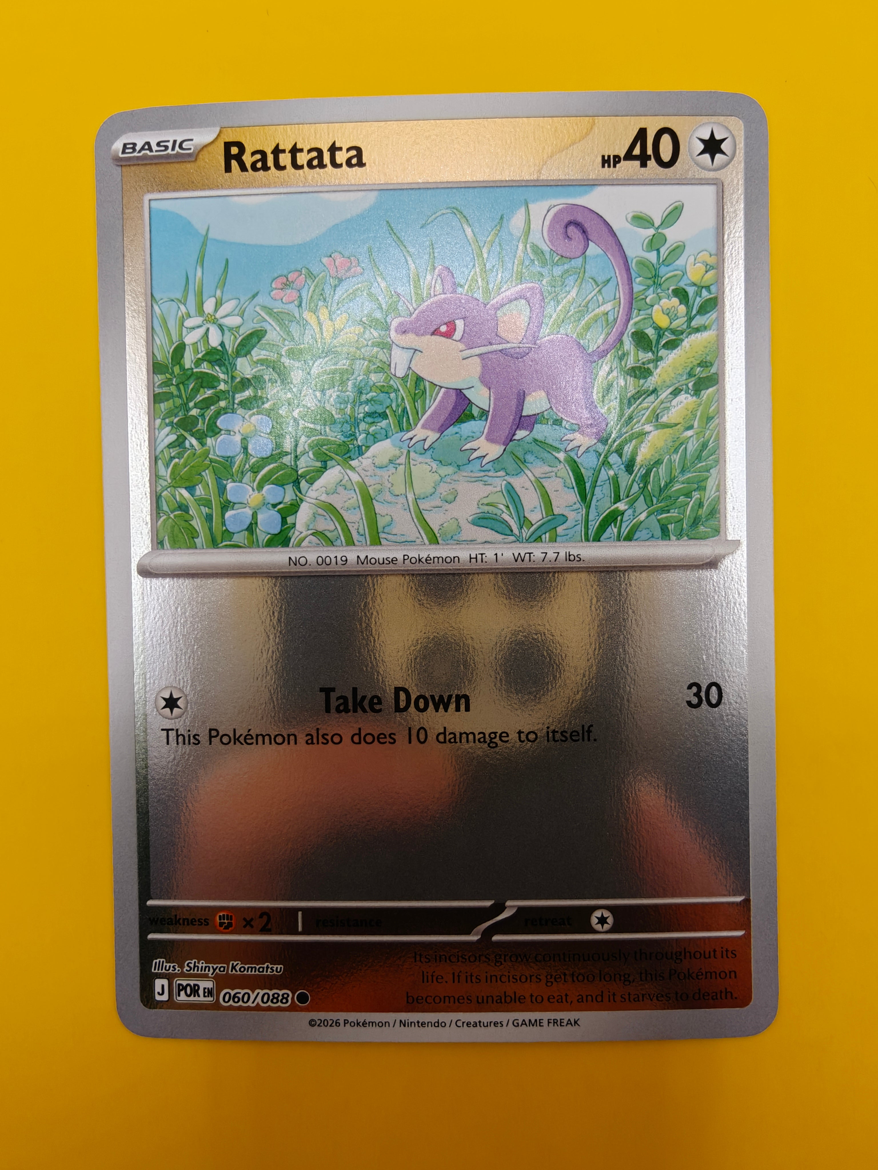 Rattata Reverse Holo - Perfect Order
