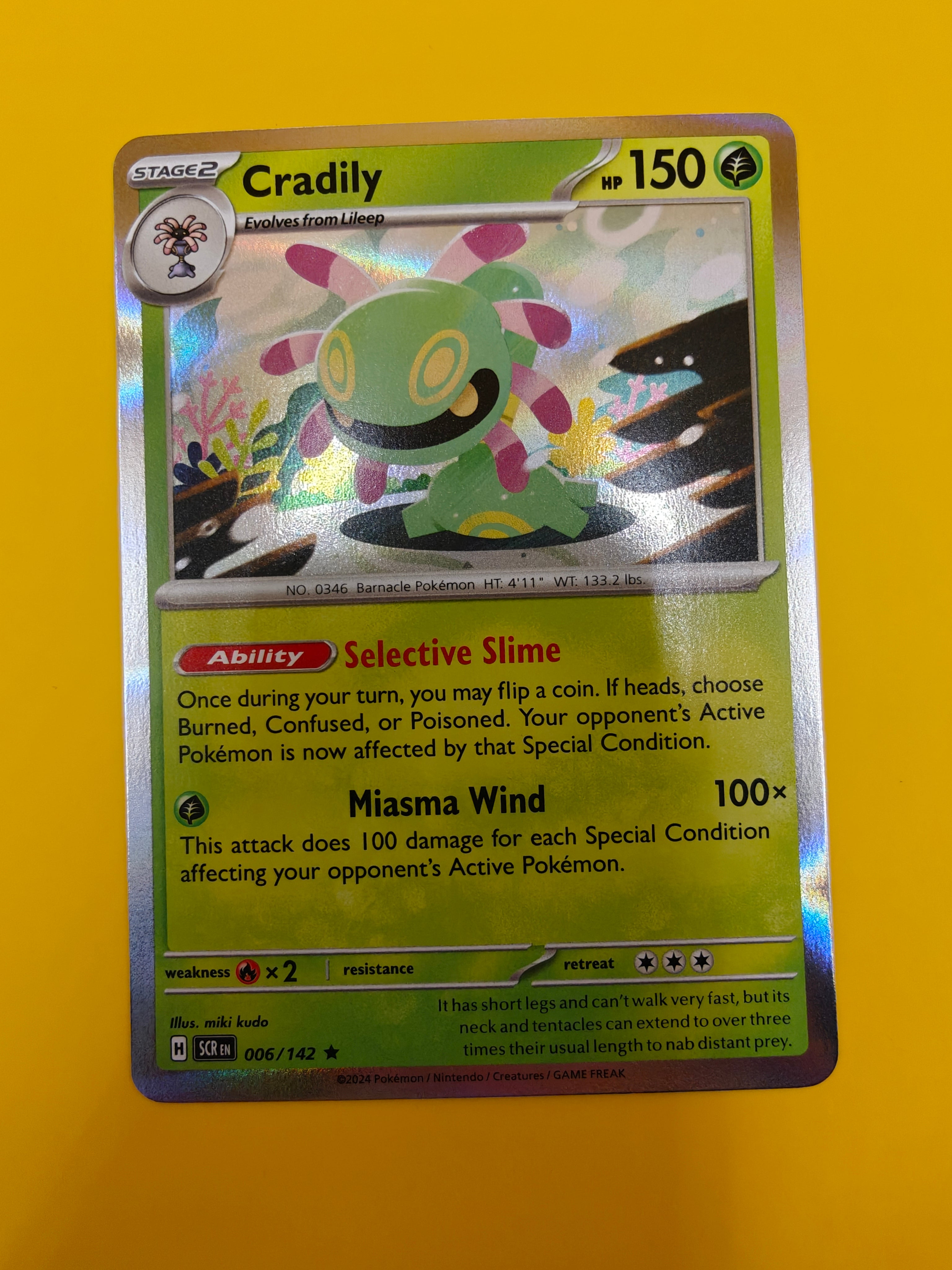 Cradily Holo - Stellar Crown