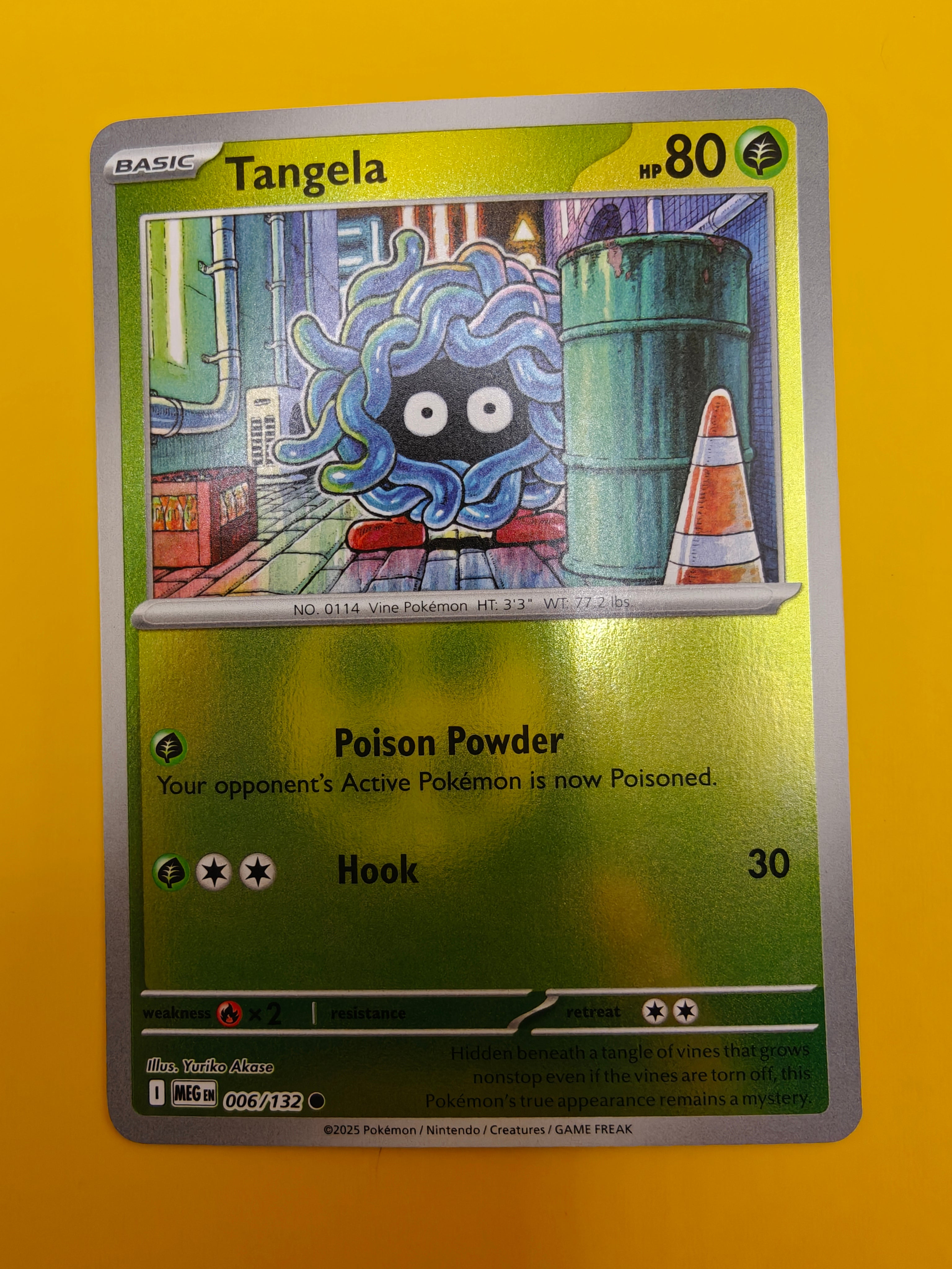 Tangela Reverse Holo - Mega Evolution Base Set