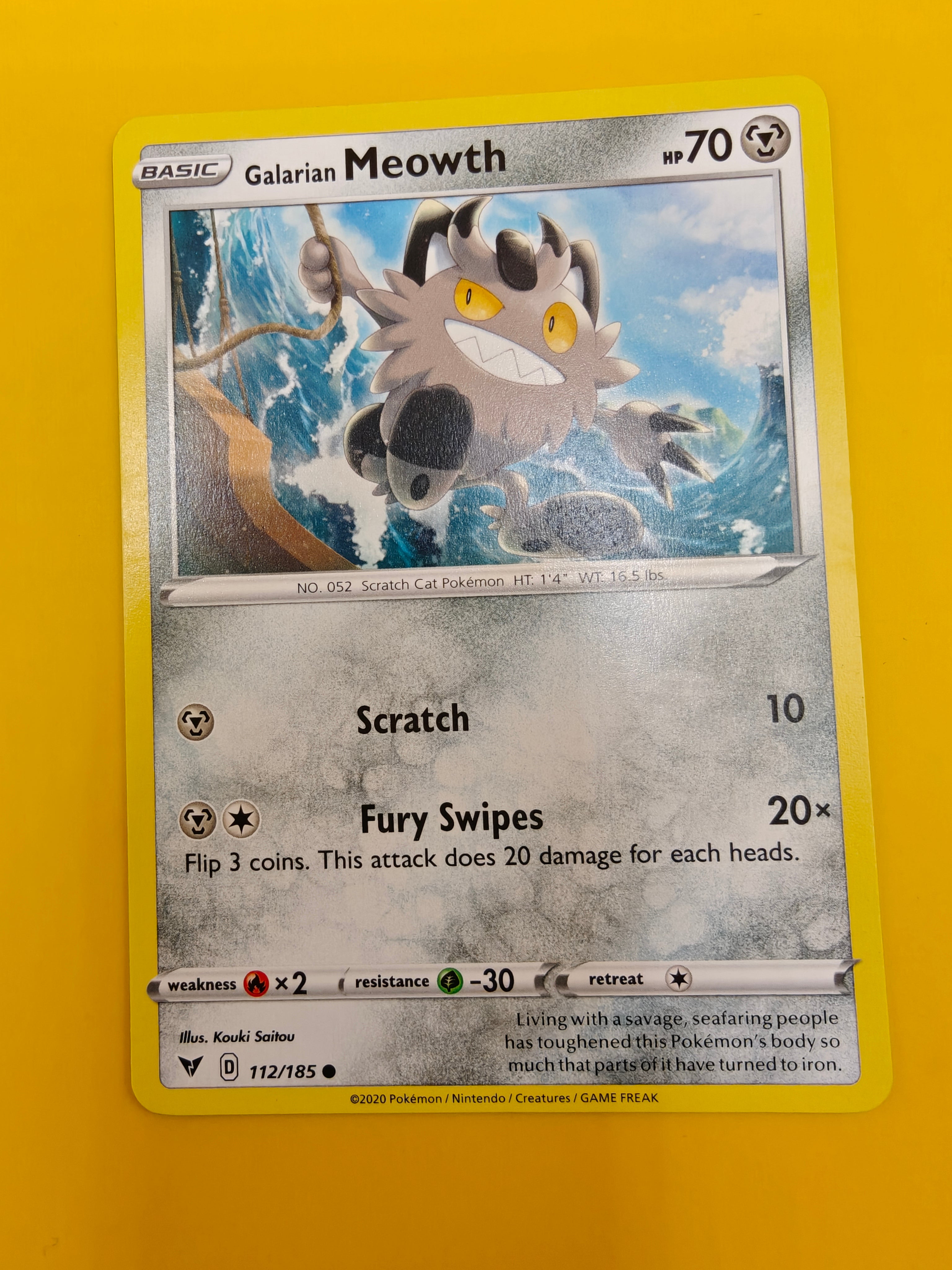 Galarian Meowth - Vivid Voltage