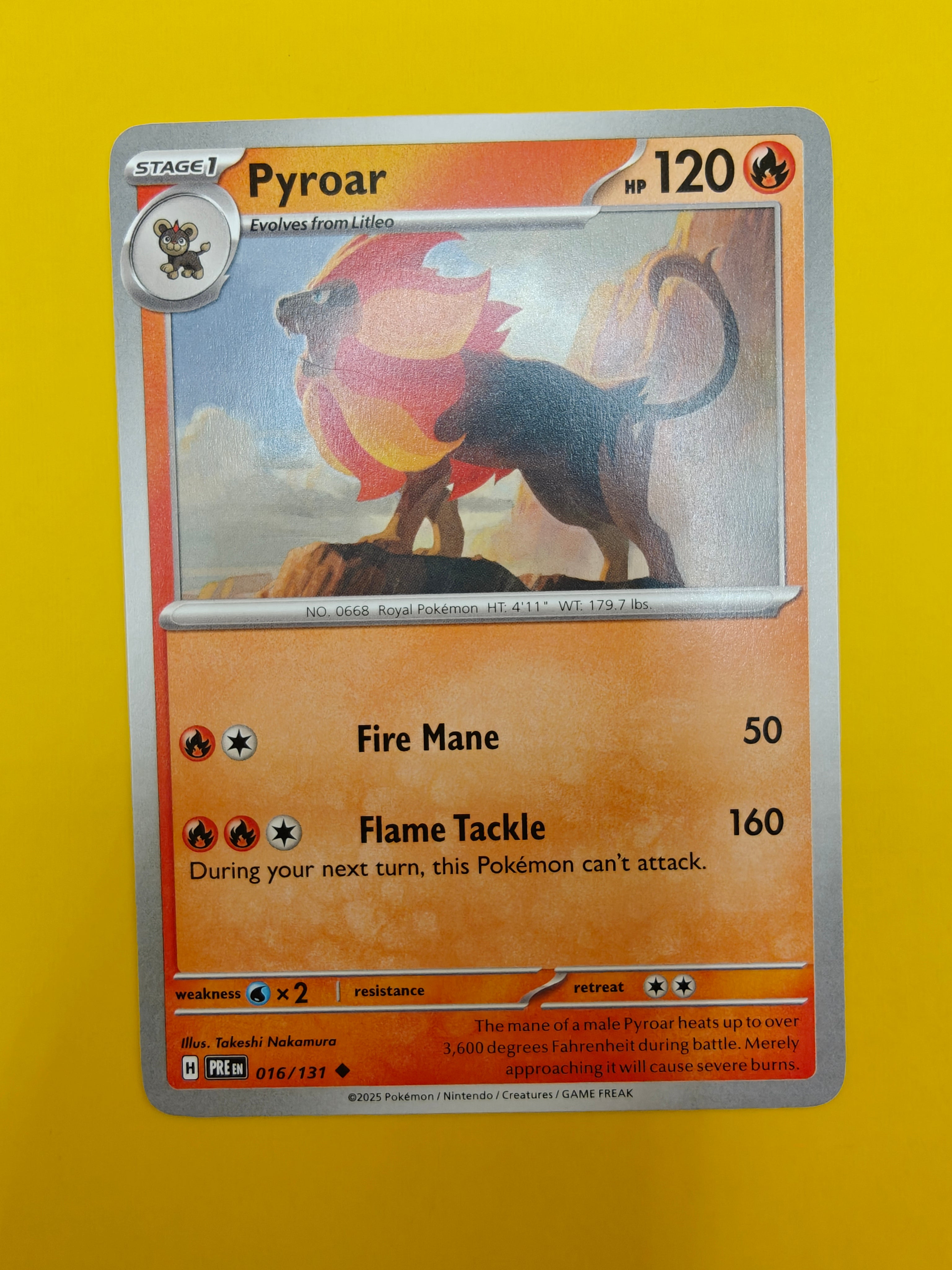 Pyroar - Prismatic Evolutions