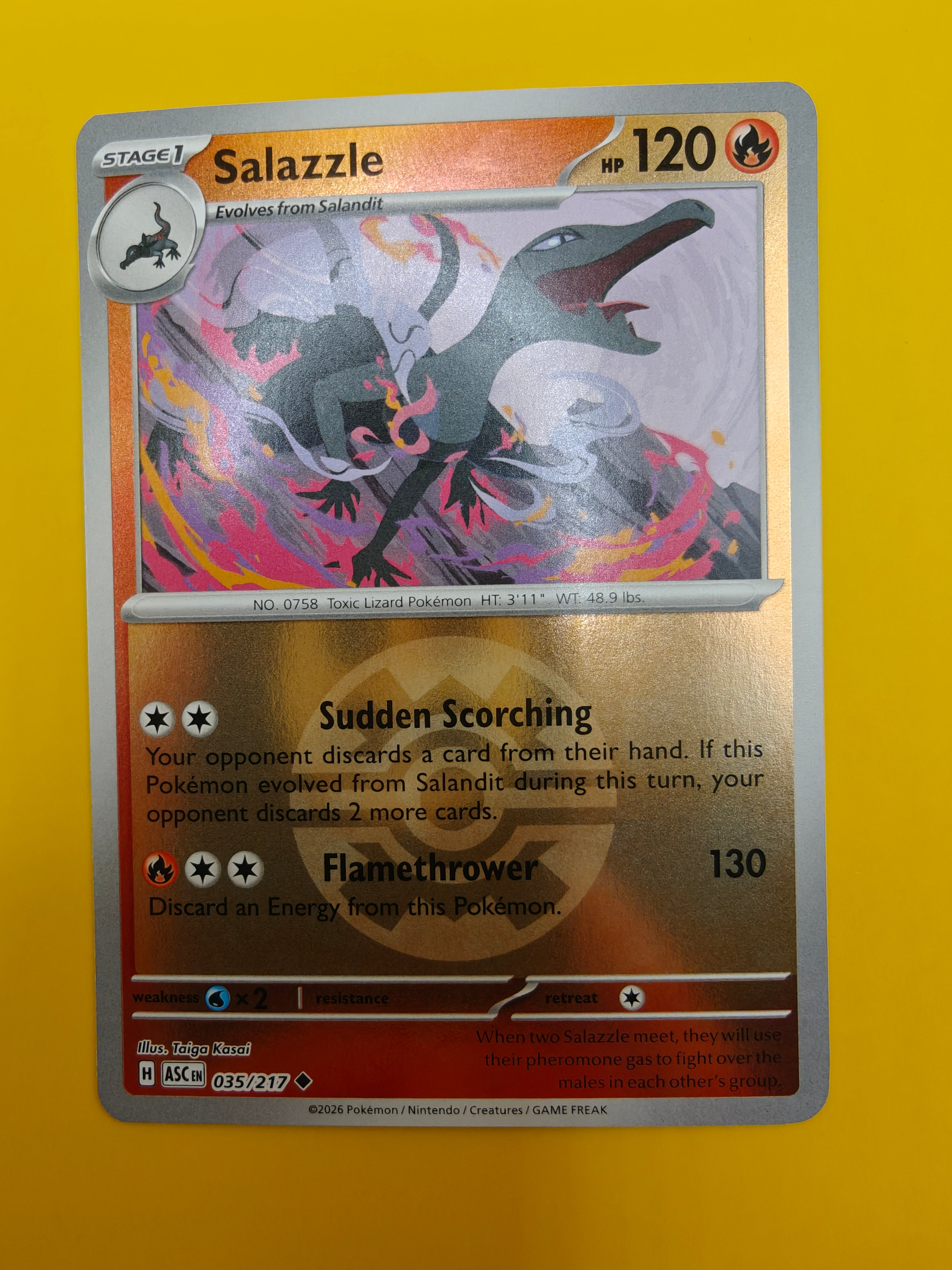 Salazzle Poké Ball - Ascended Heroes