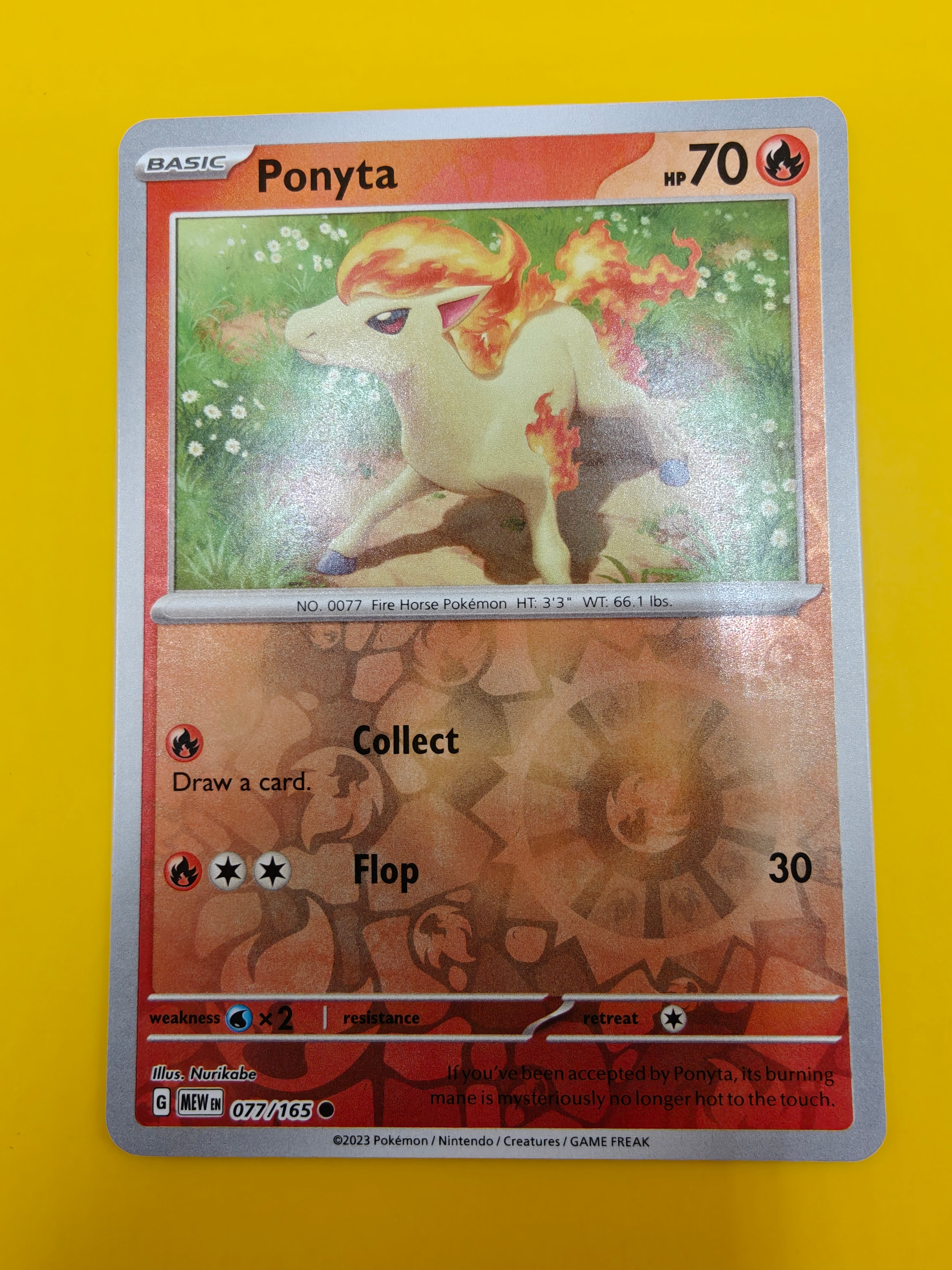 Ponyta Reverse Holo - Mew 151