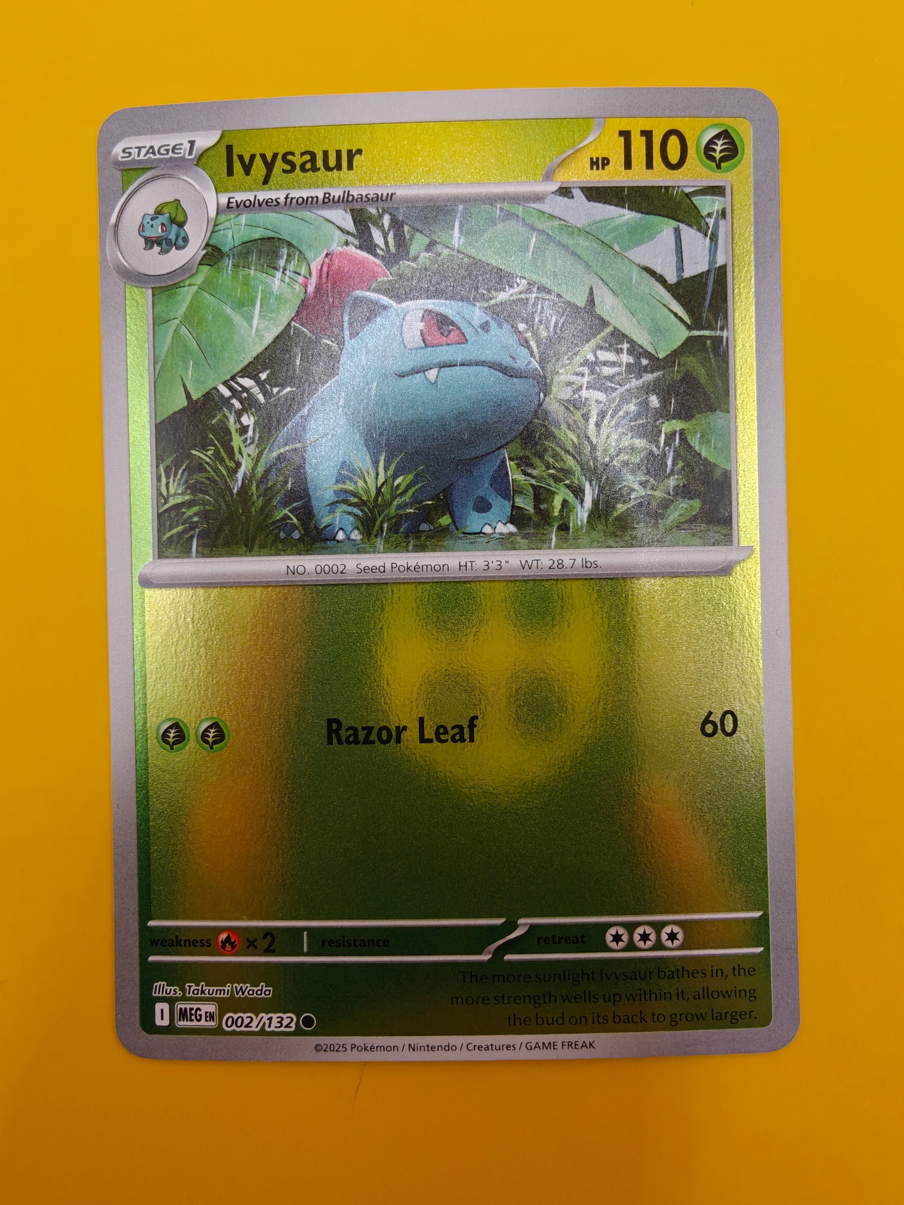 Ivysaur Reverse Holo - Mega Evolution