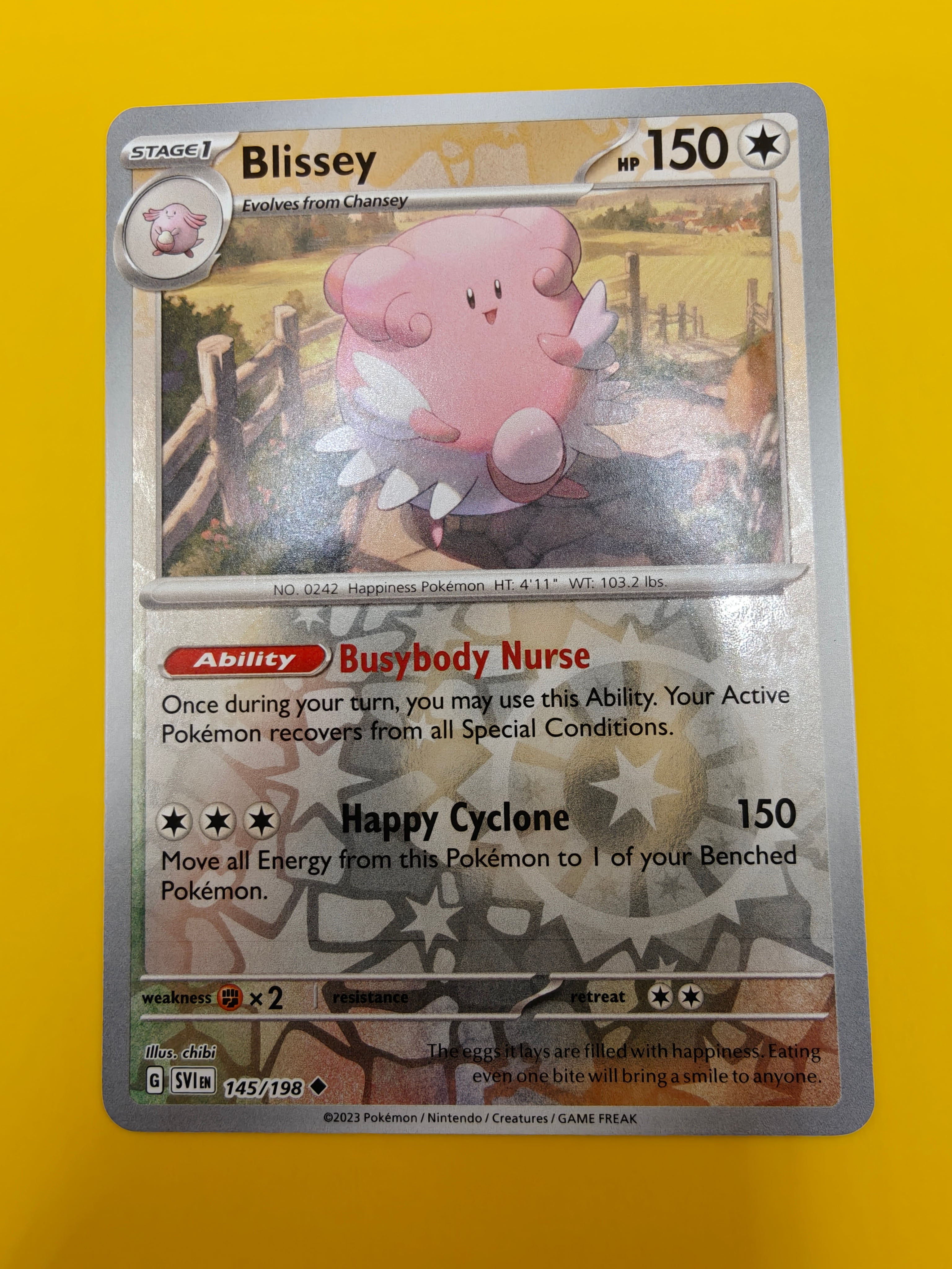 Blissey Reverse Holo - Scarlet & Violet Base Set