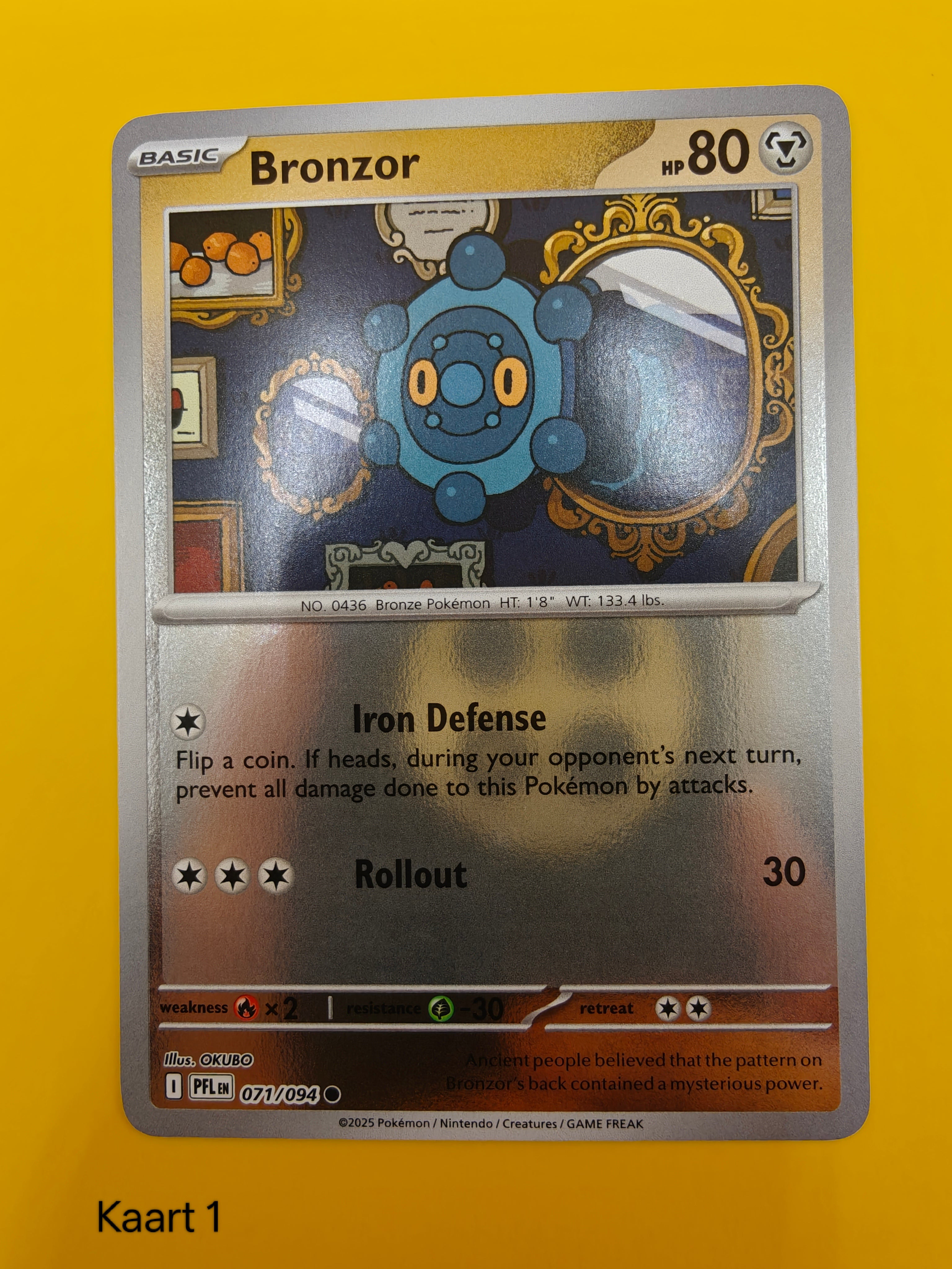 Bronzor Reverse Holo - Phantasmal Flames