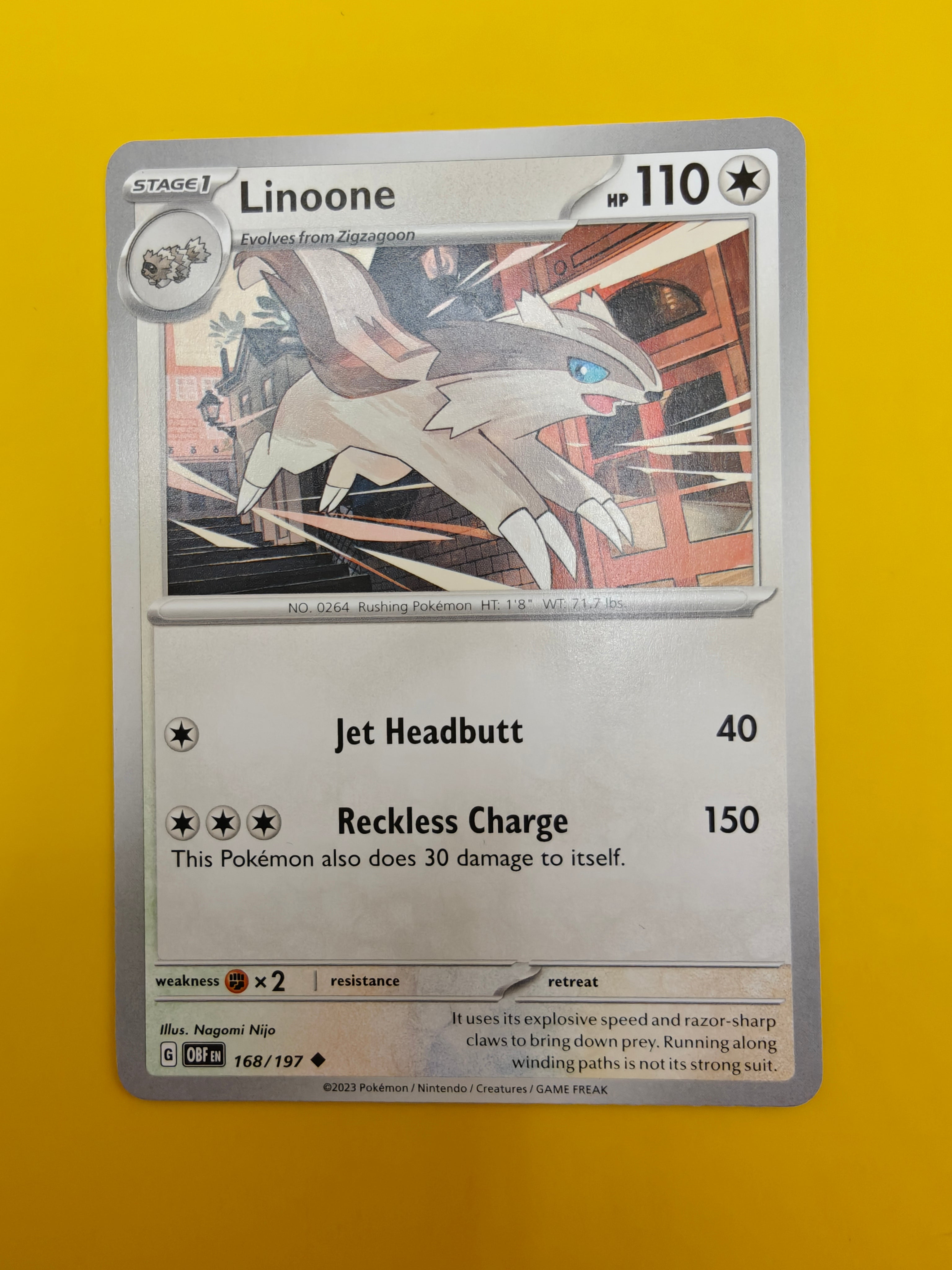 Linoone - Obsidian Flames