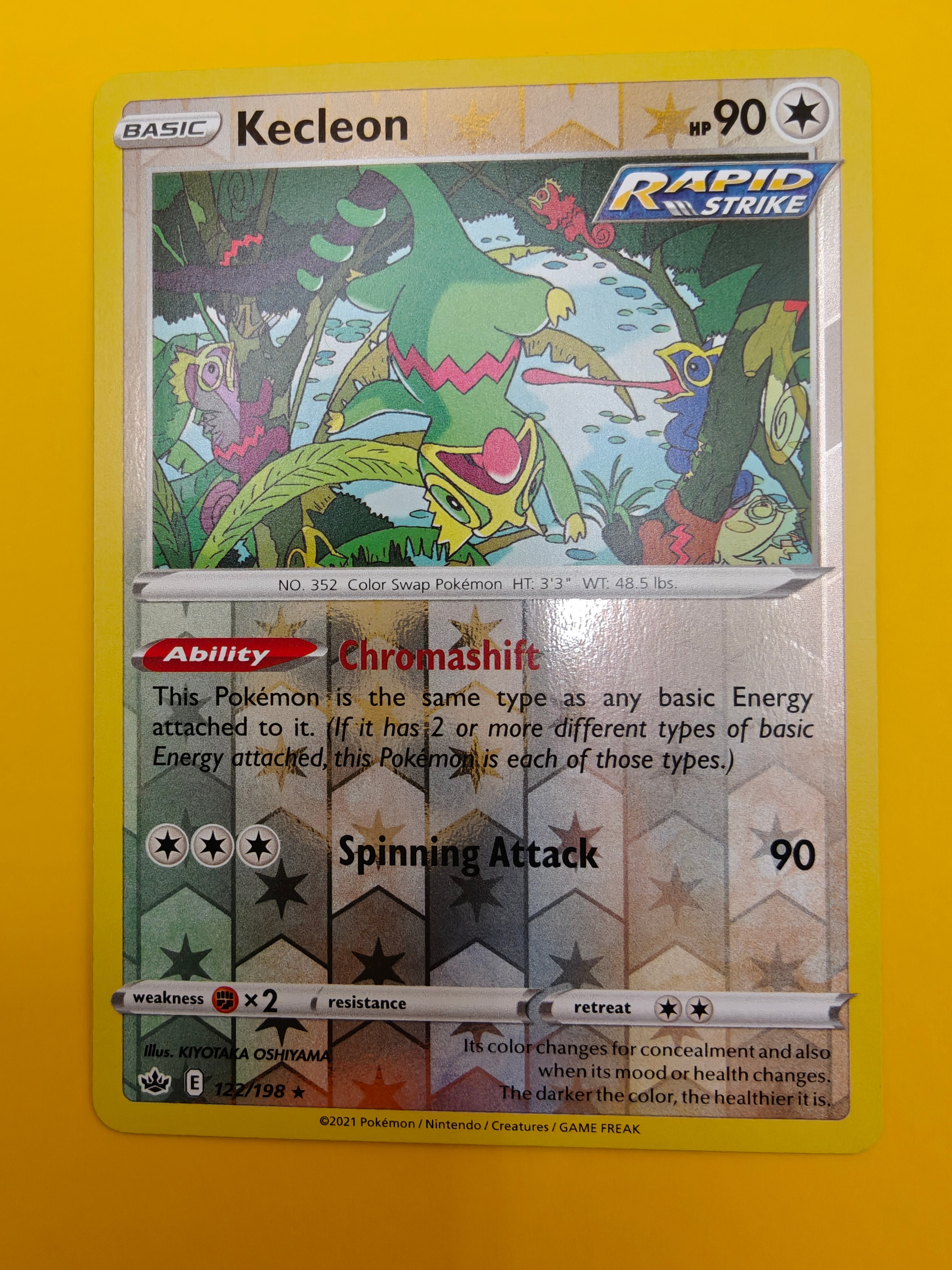 Kecleon Reverse Holo - Chilling Reign