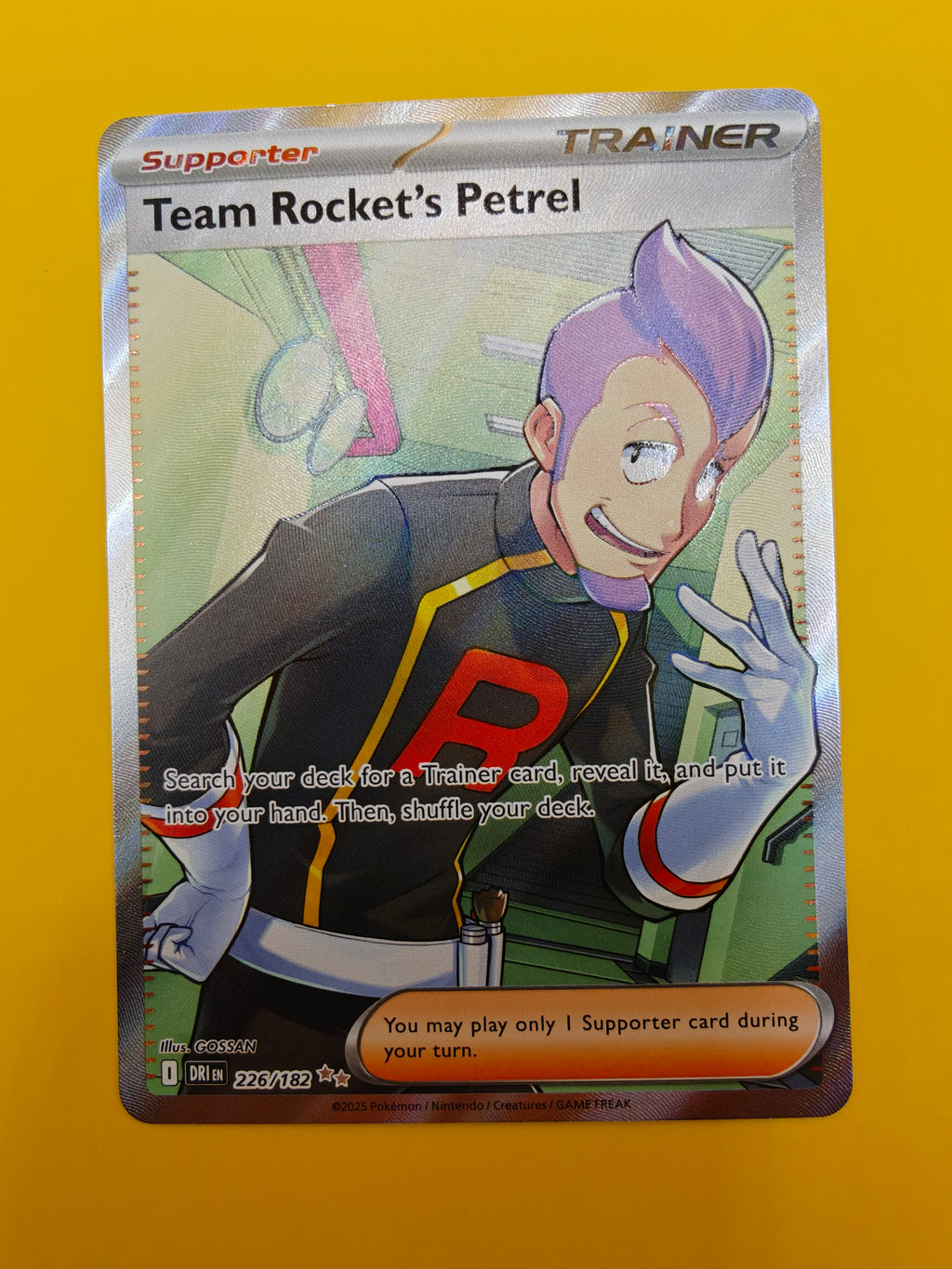 Team Rocket's Petrel Full Art - Destined Rivals