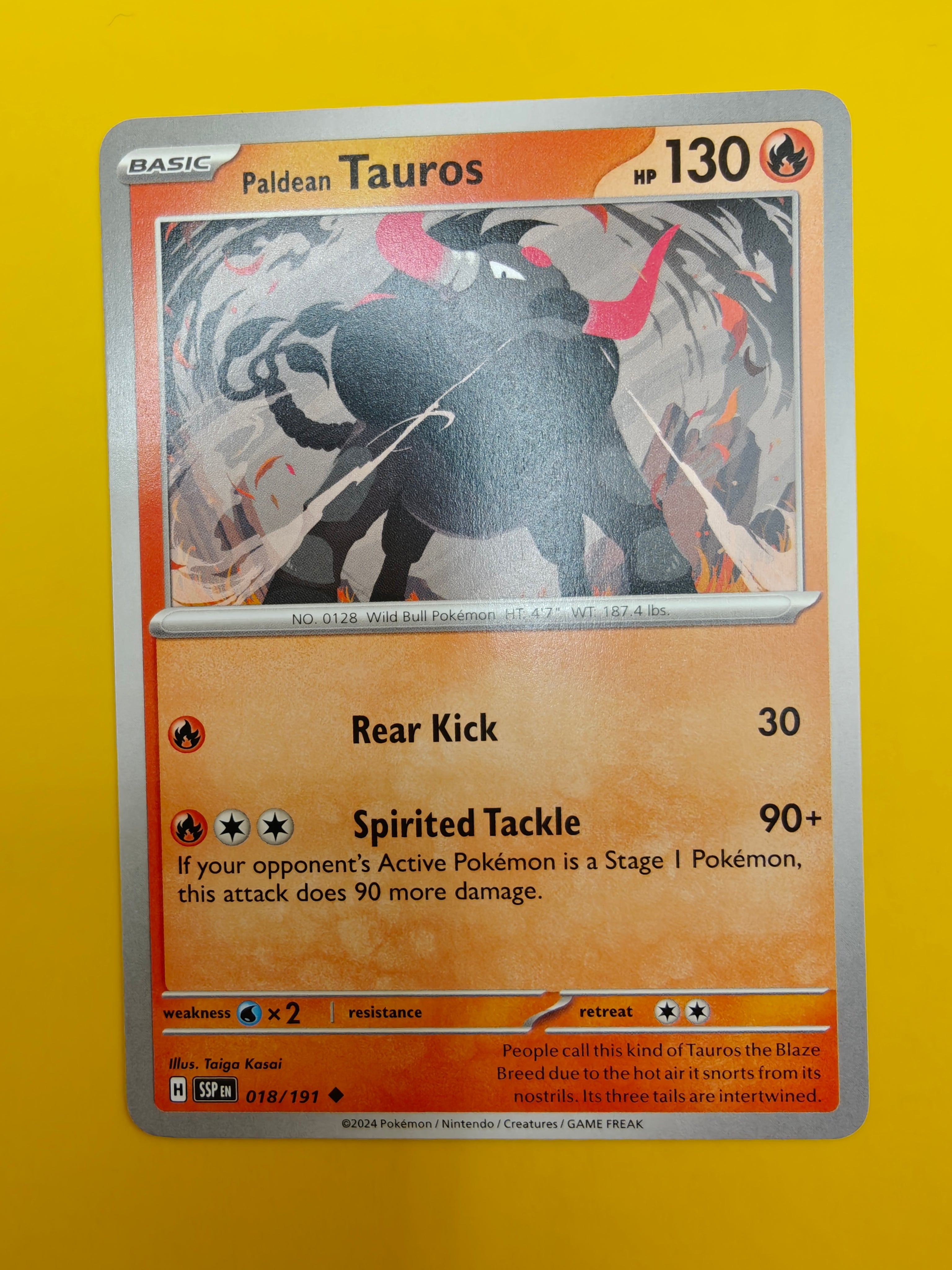Paldean Tauros - Surging Sparks