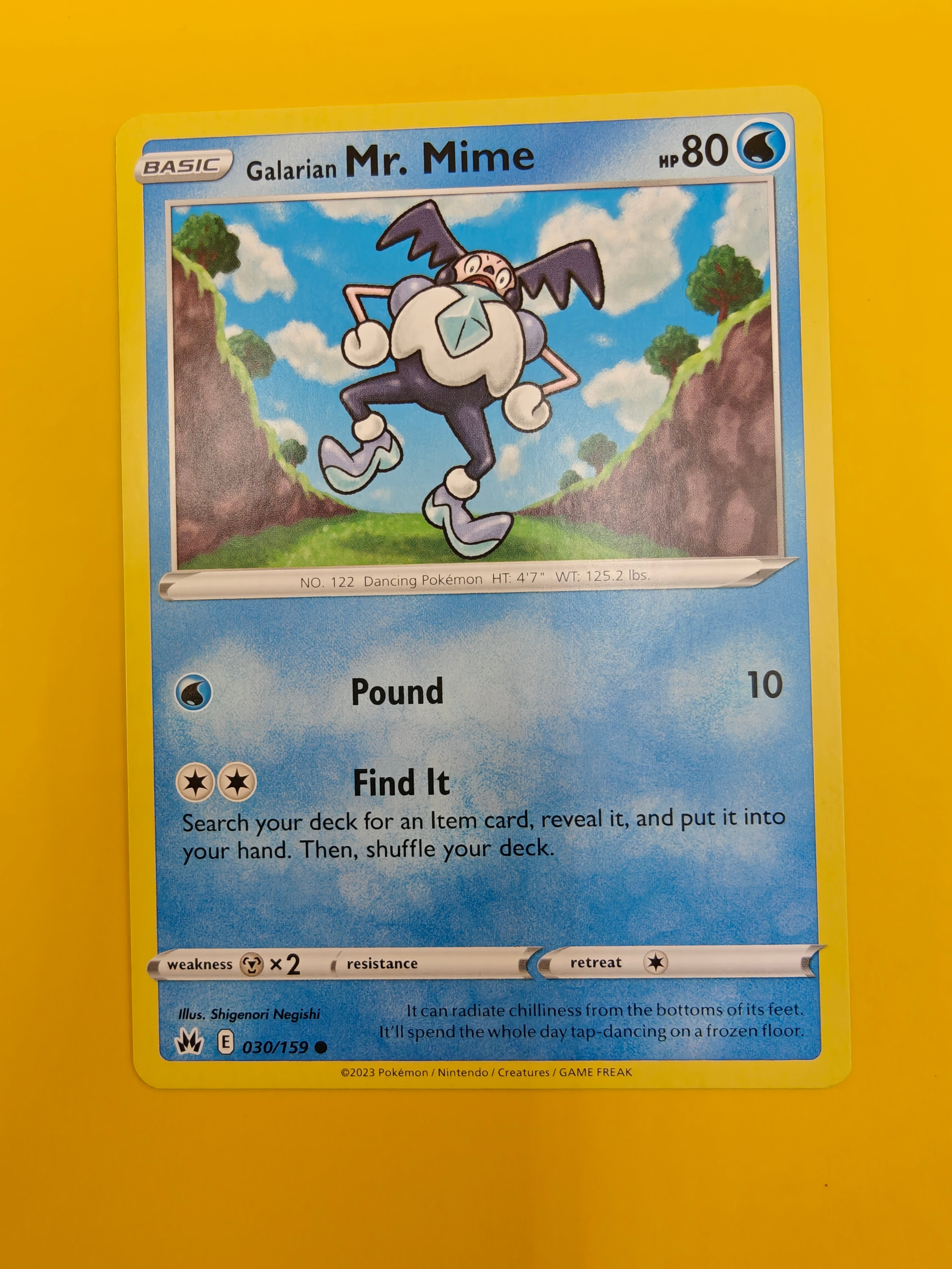 Galarian Mr. Mime - Crown Zenith