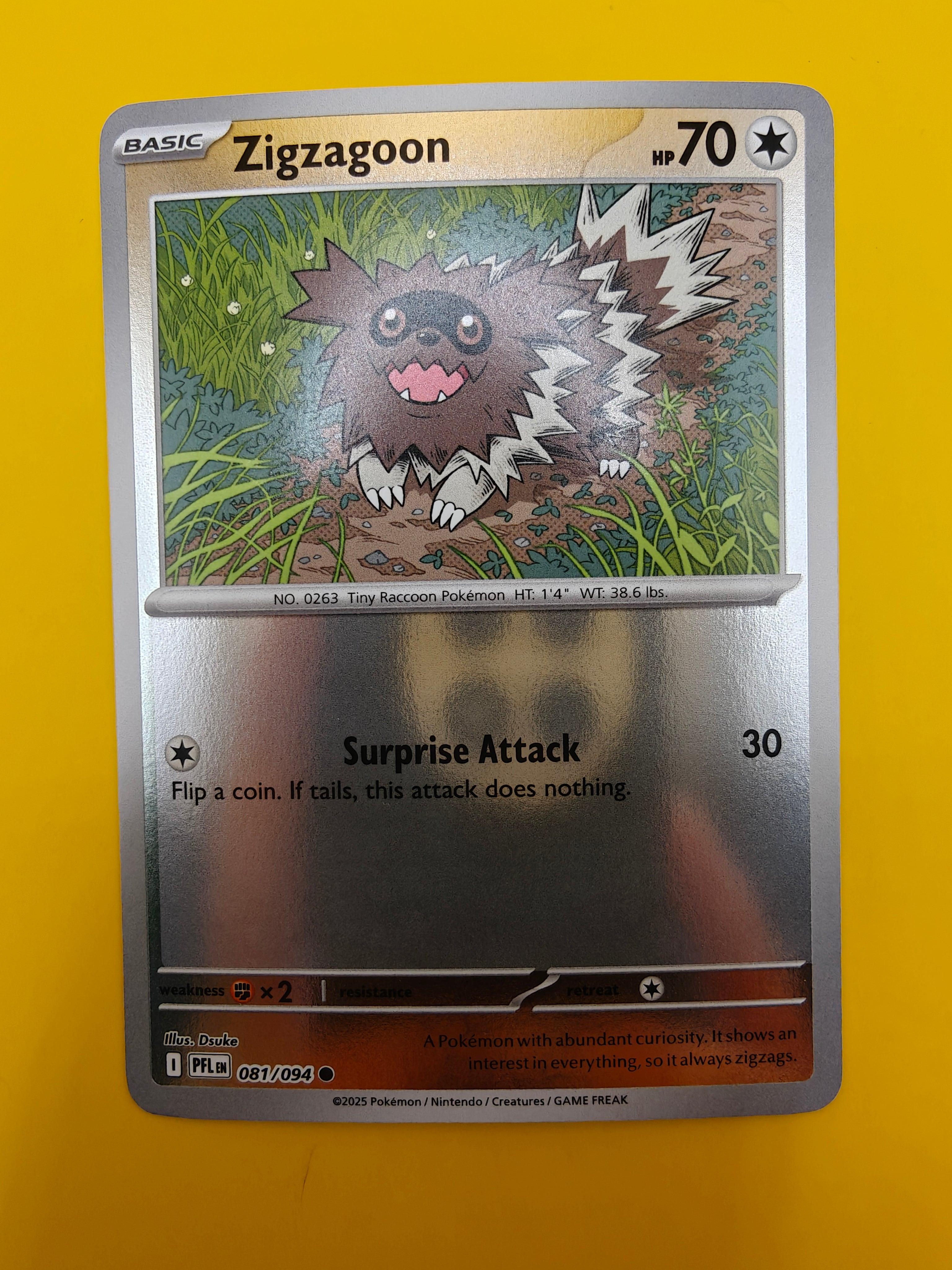 Zigzagoon Reverse Holo - Phantasmal Flames