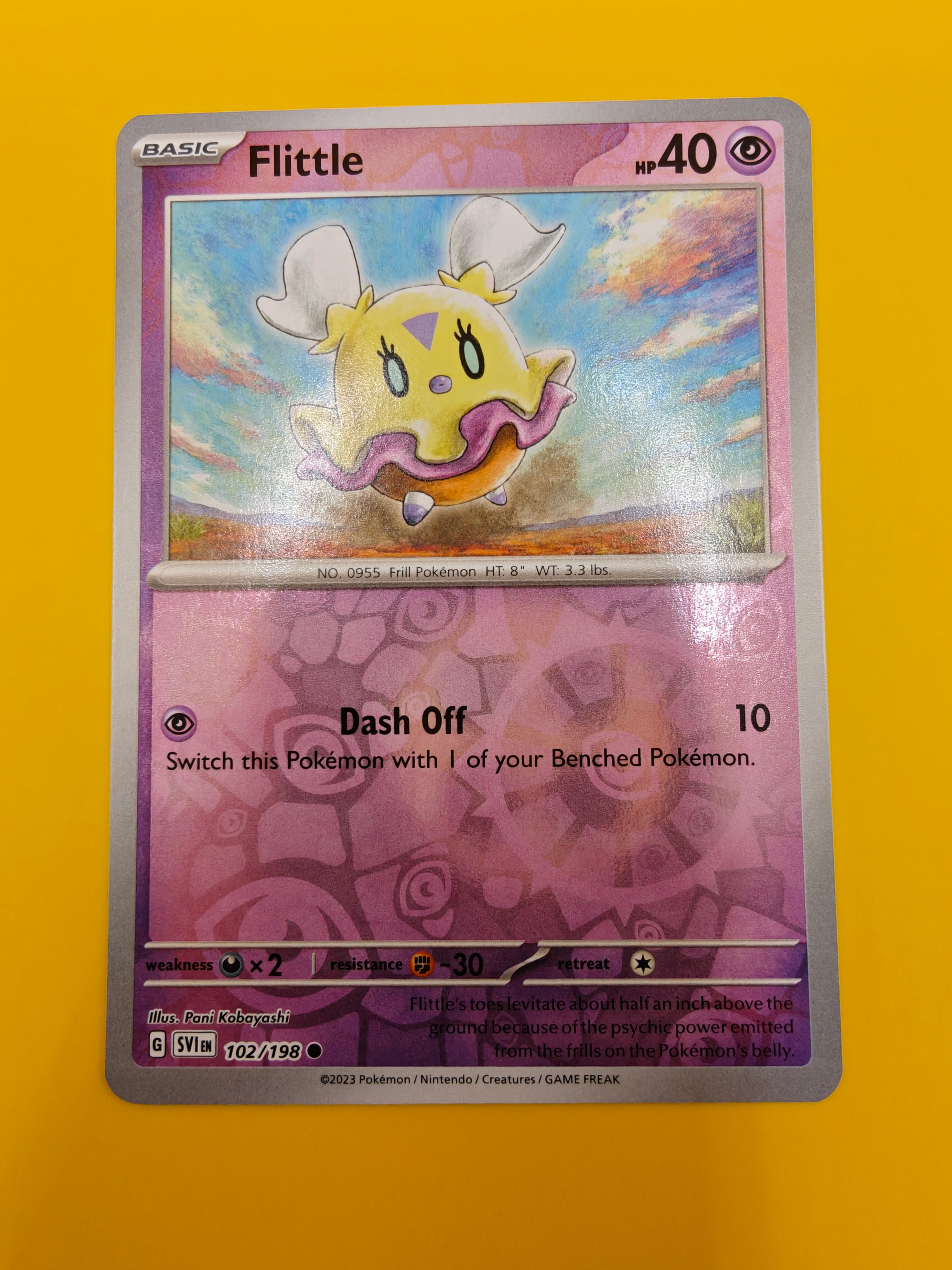 Flittle Reverse Holo - Scarlet & Violet Base Set