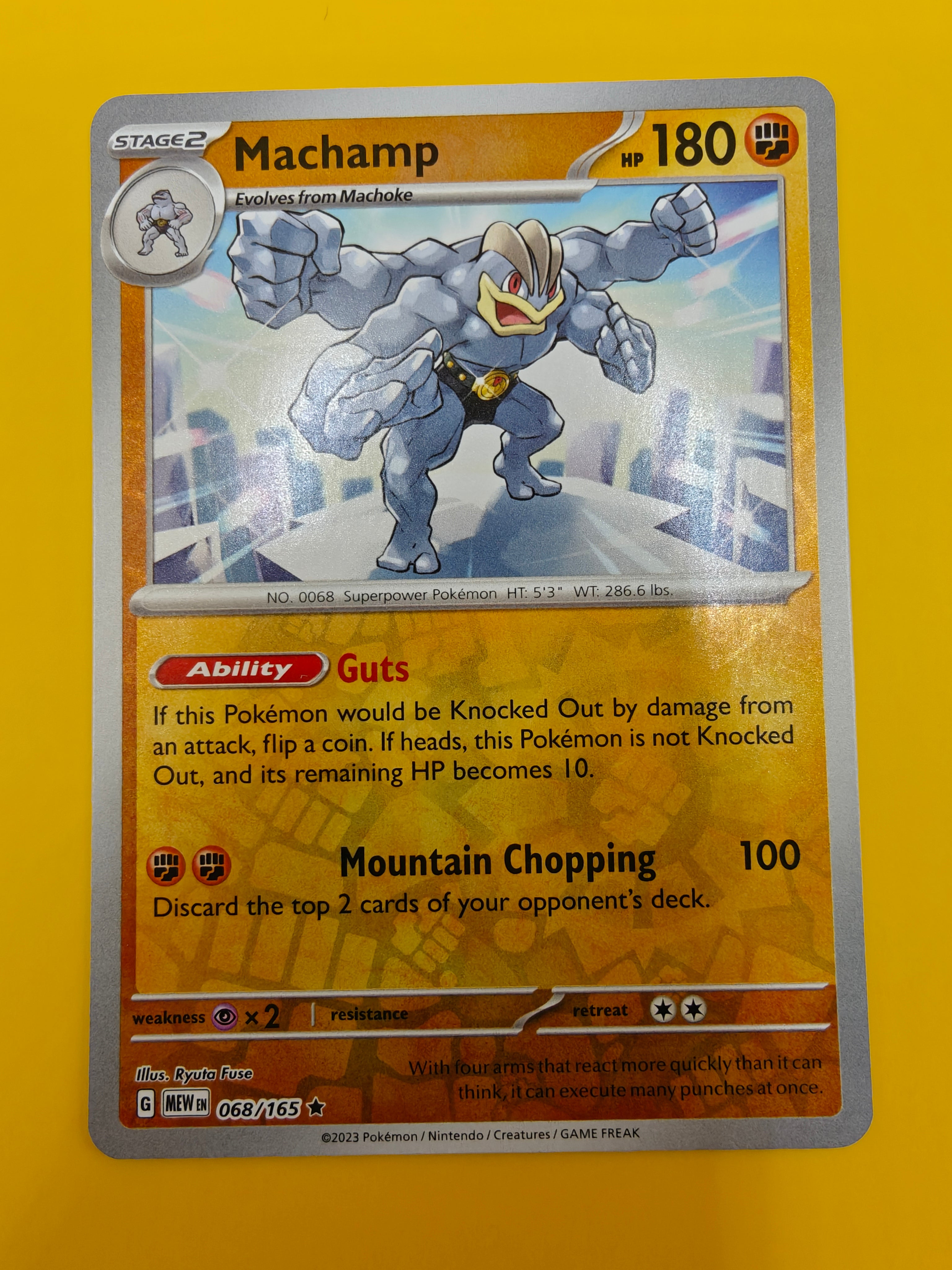 Machamp Reverse Holo - Mew 151