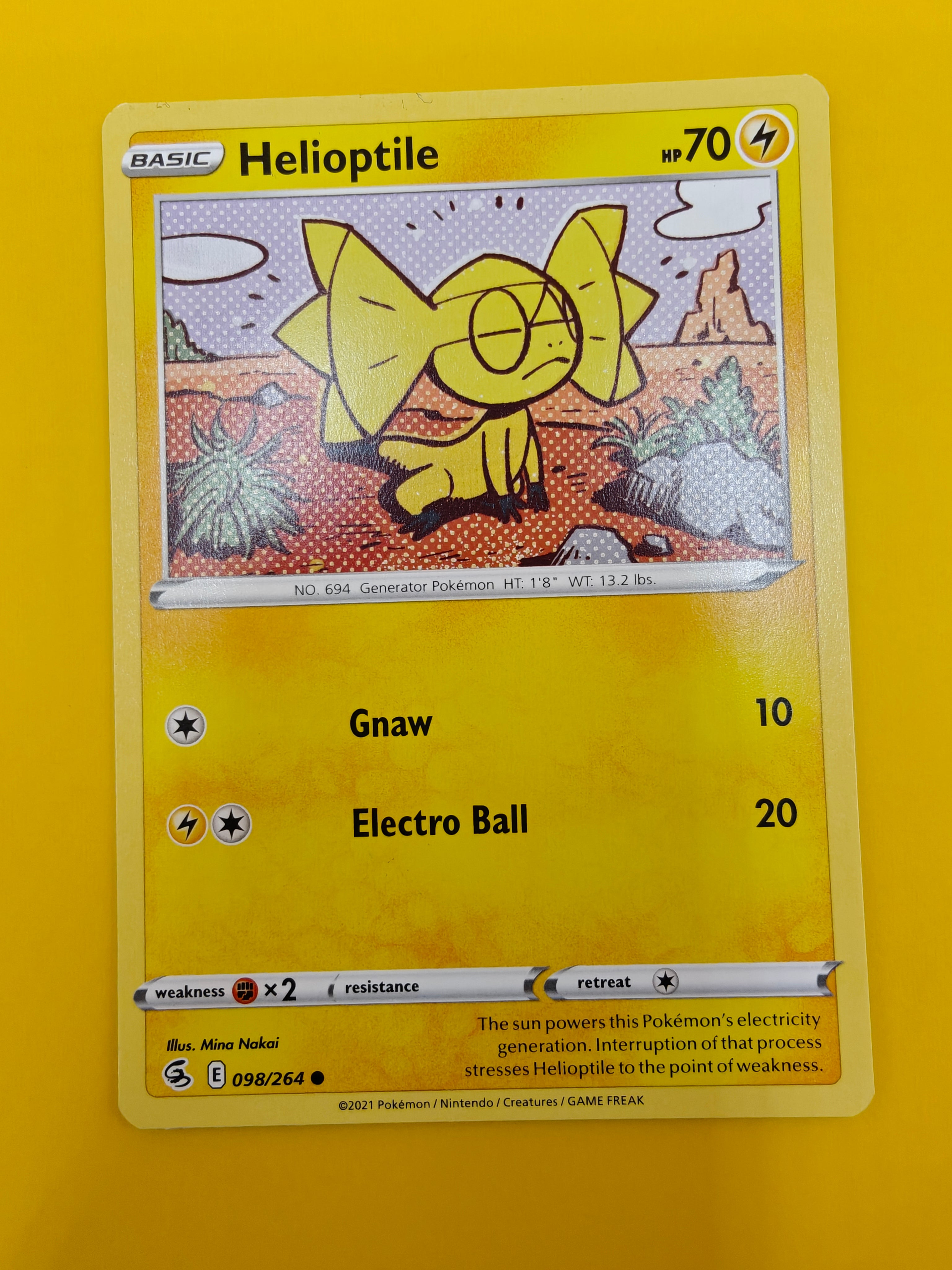 Helioptile - Fusion Strike