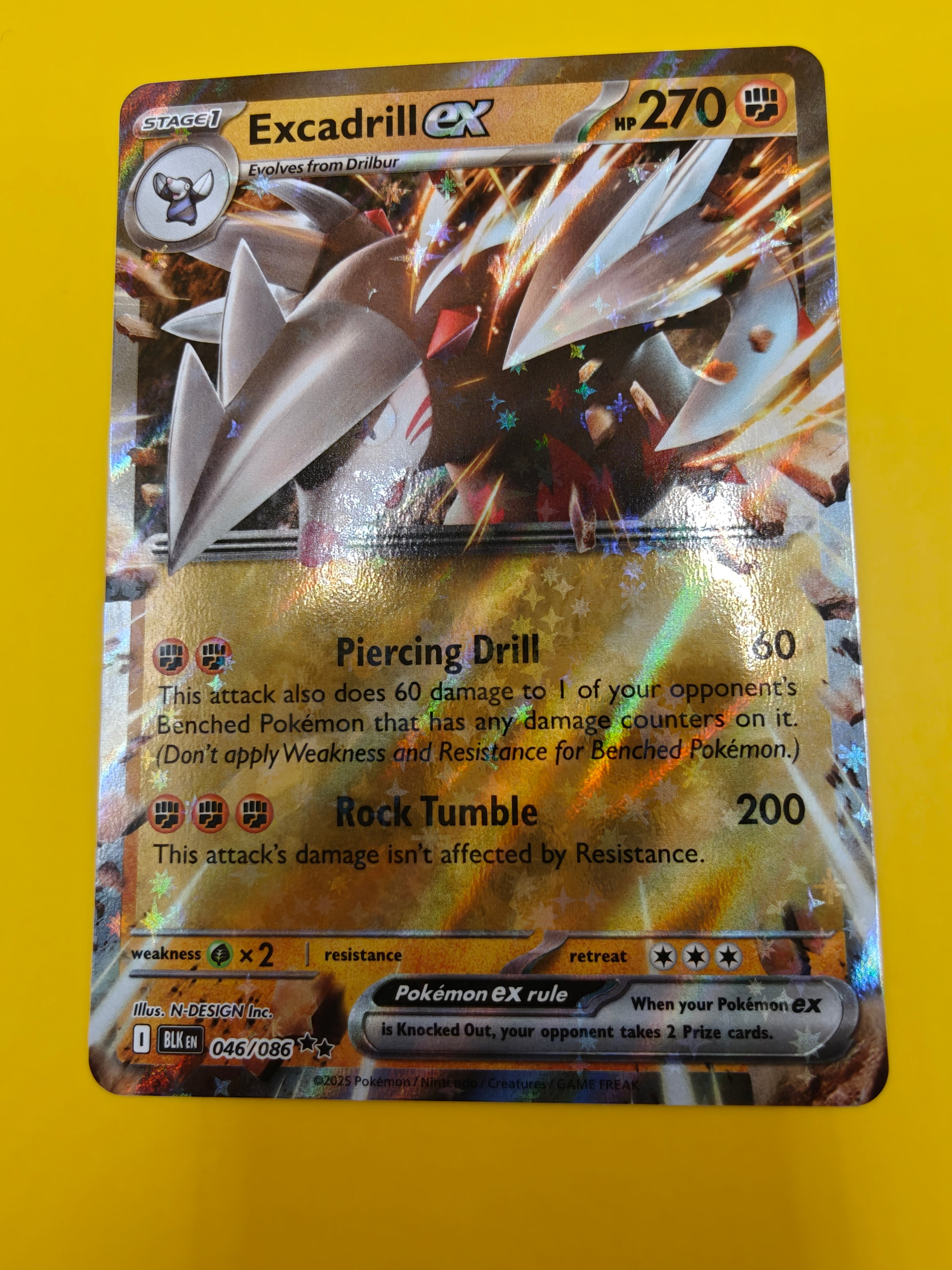 Excadrill ex - Black Bolt