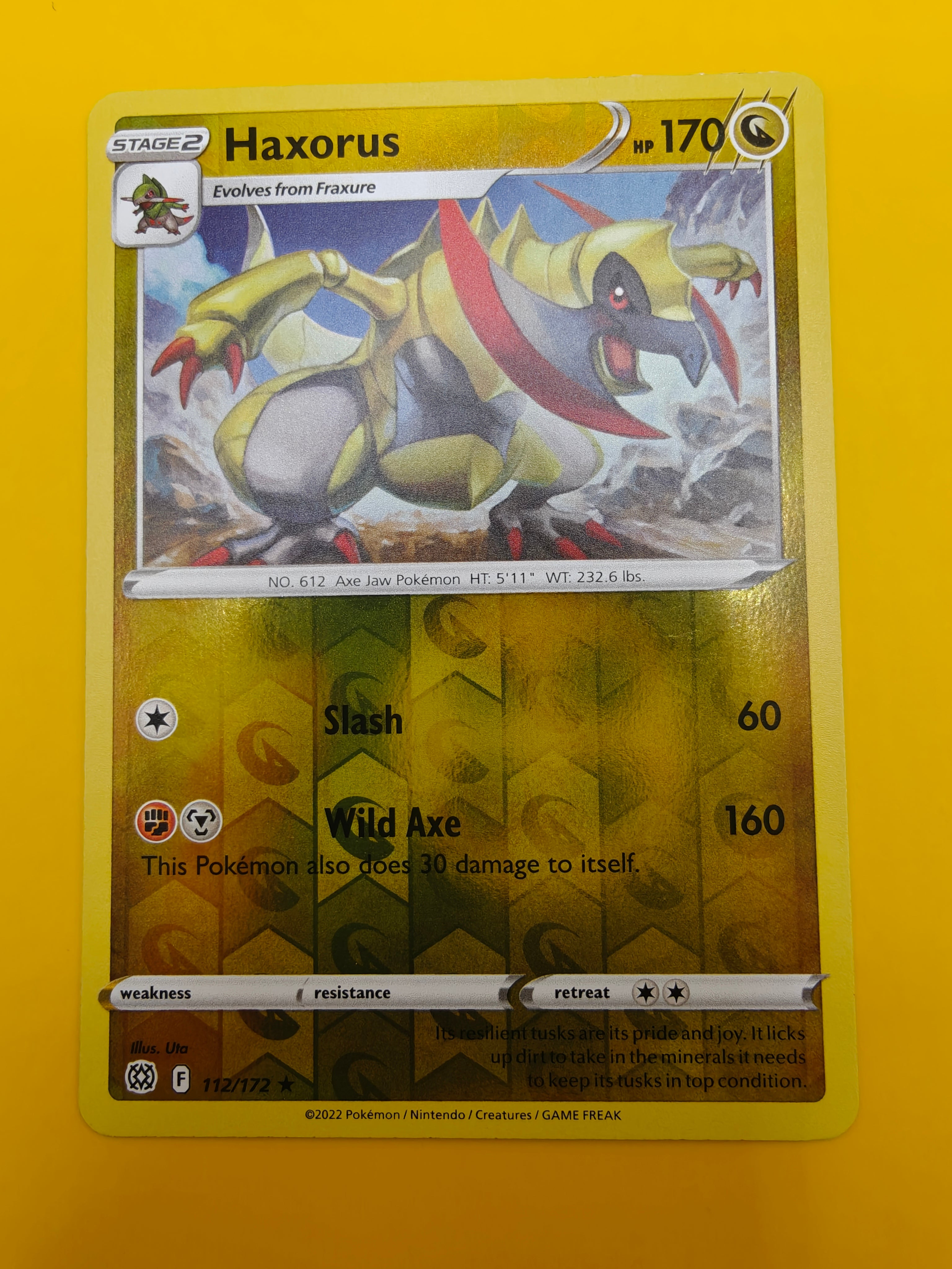 Haxorus Reverse Holo - Brilliant Stars
