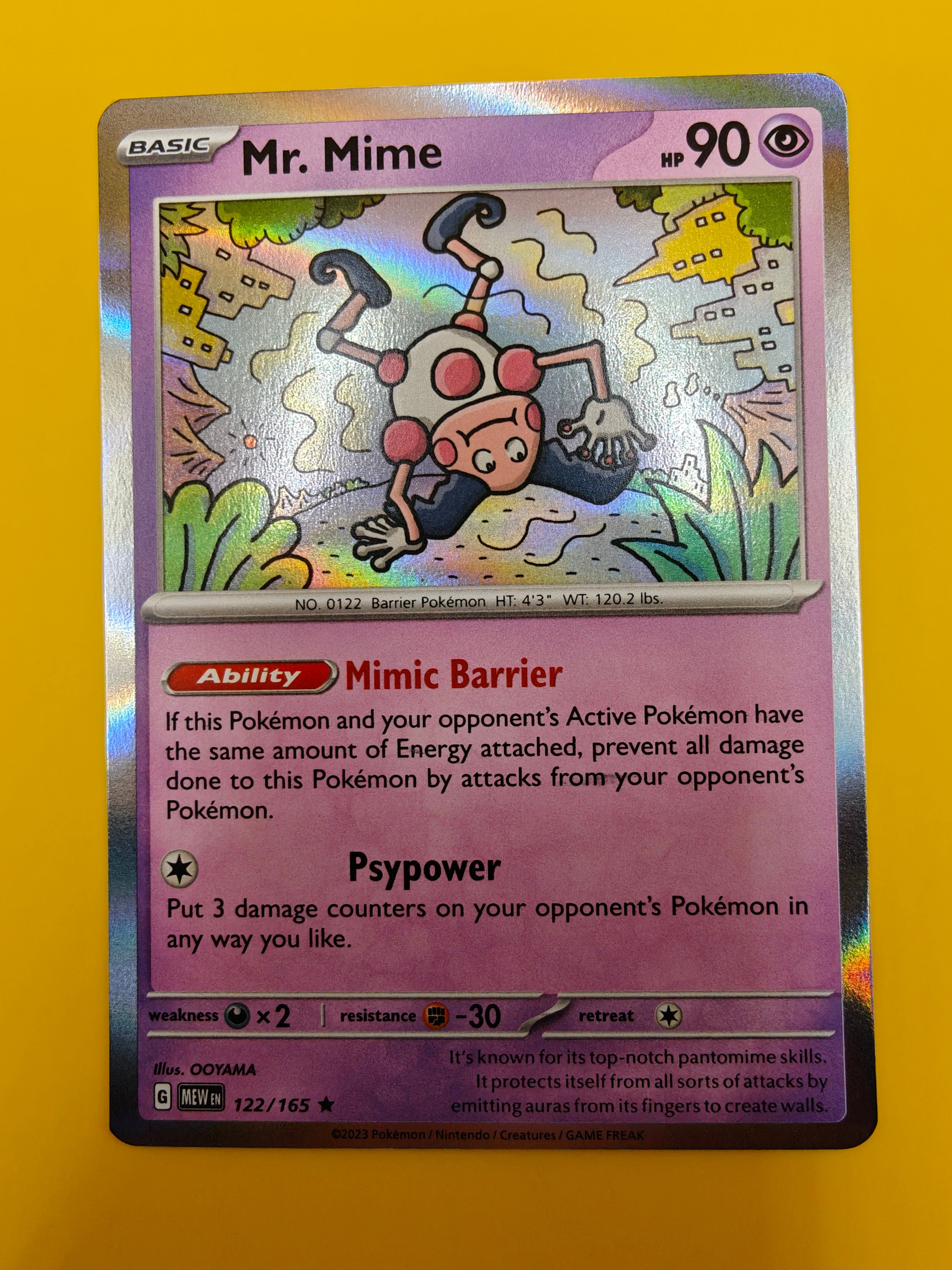 Mr. Mime Holo - Mew 151