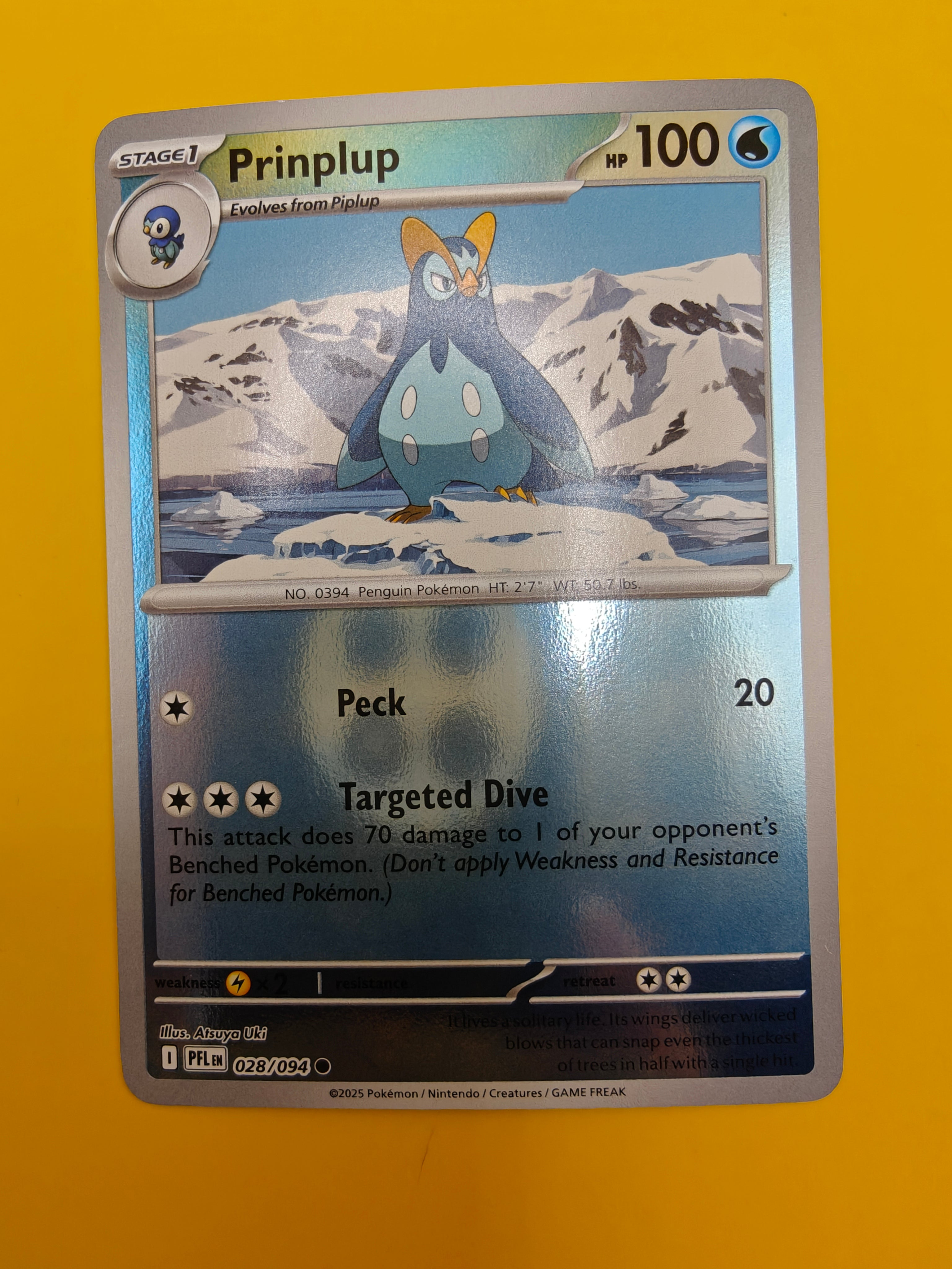 Prinplup Reverse Holo - Phantasmal Flames