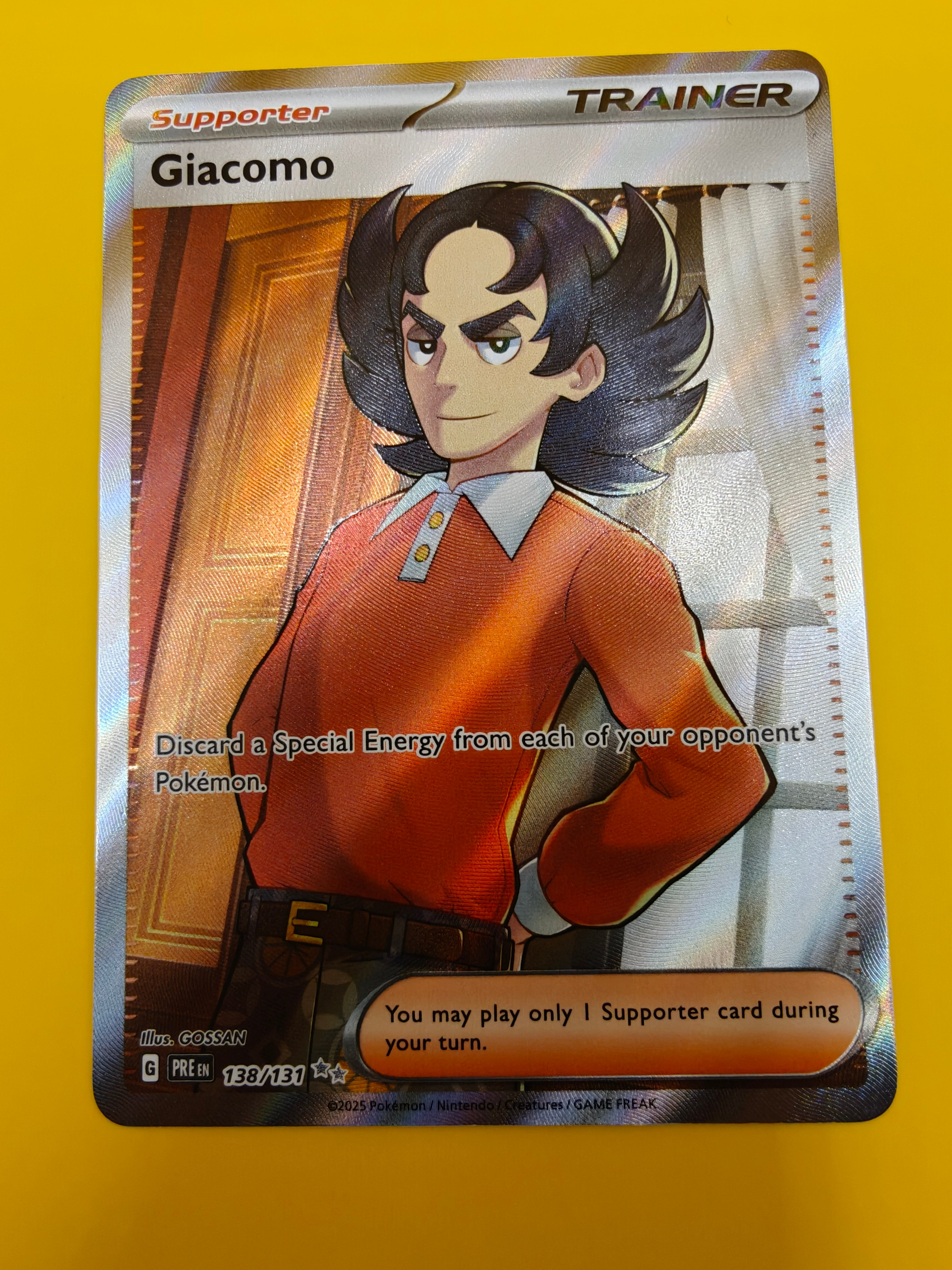 Giacomo Full Art - Prismatic Evolutions
